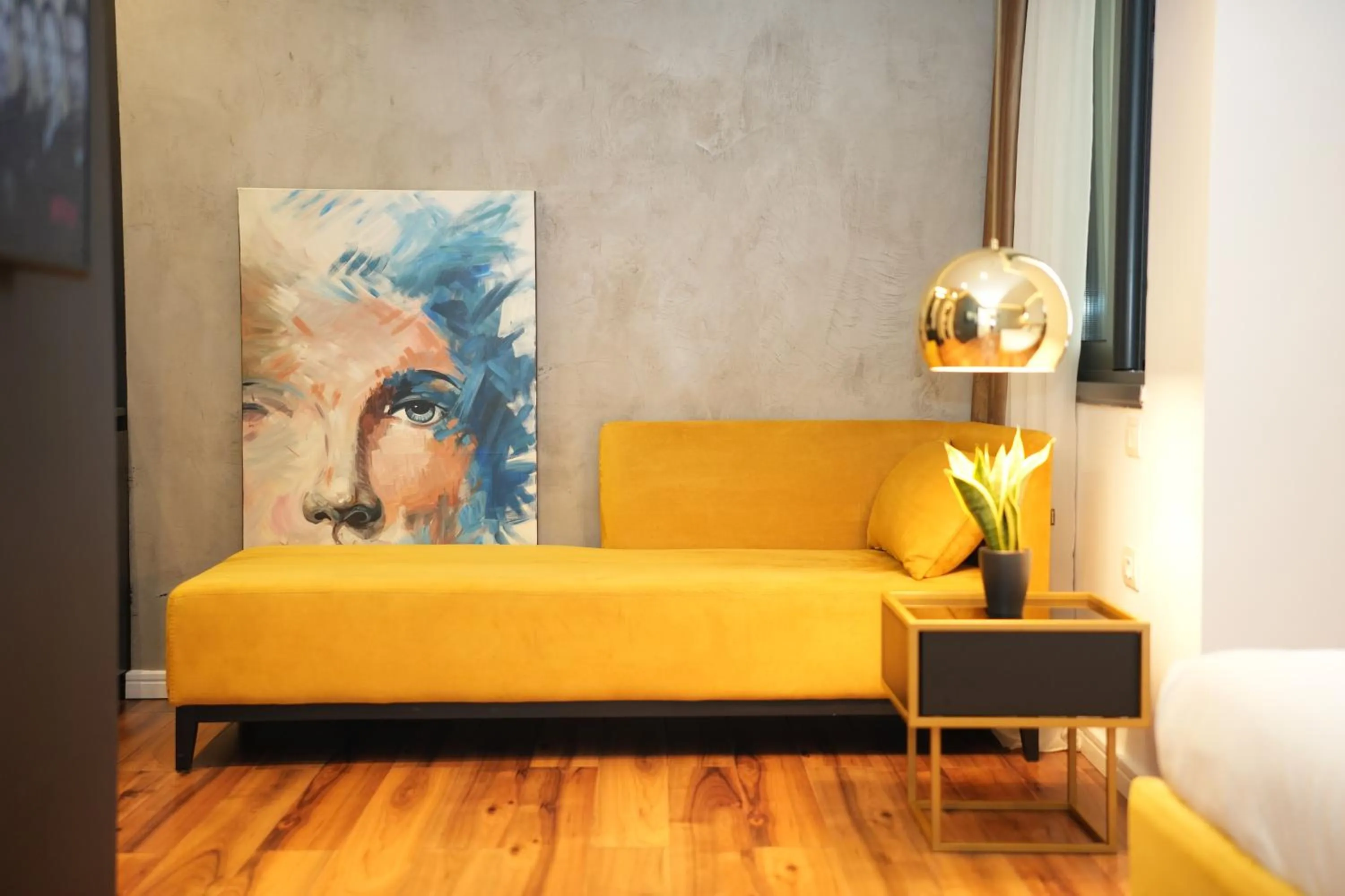 Seating area in La Suite Boutique Hotel