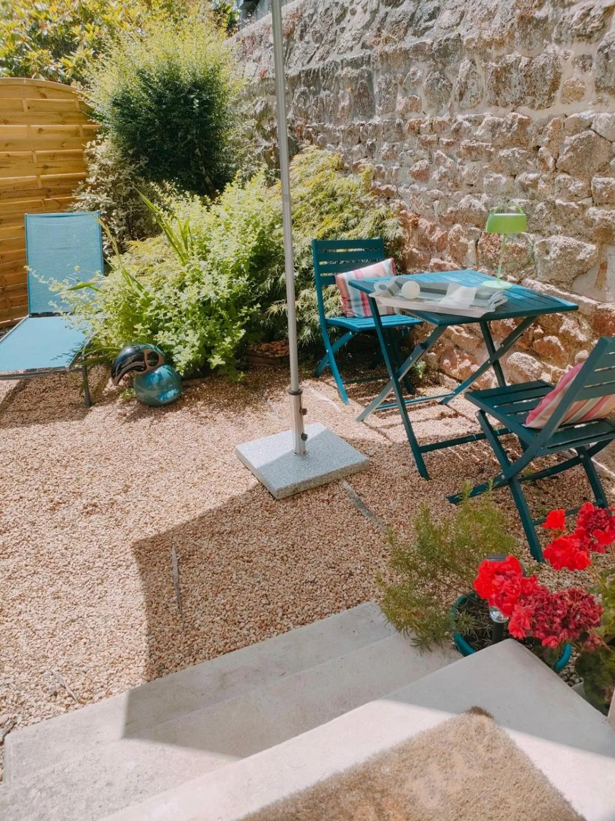 Patio in Maison d'hôtes La Suite 27, appartement La Suite 27 bis