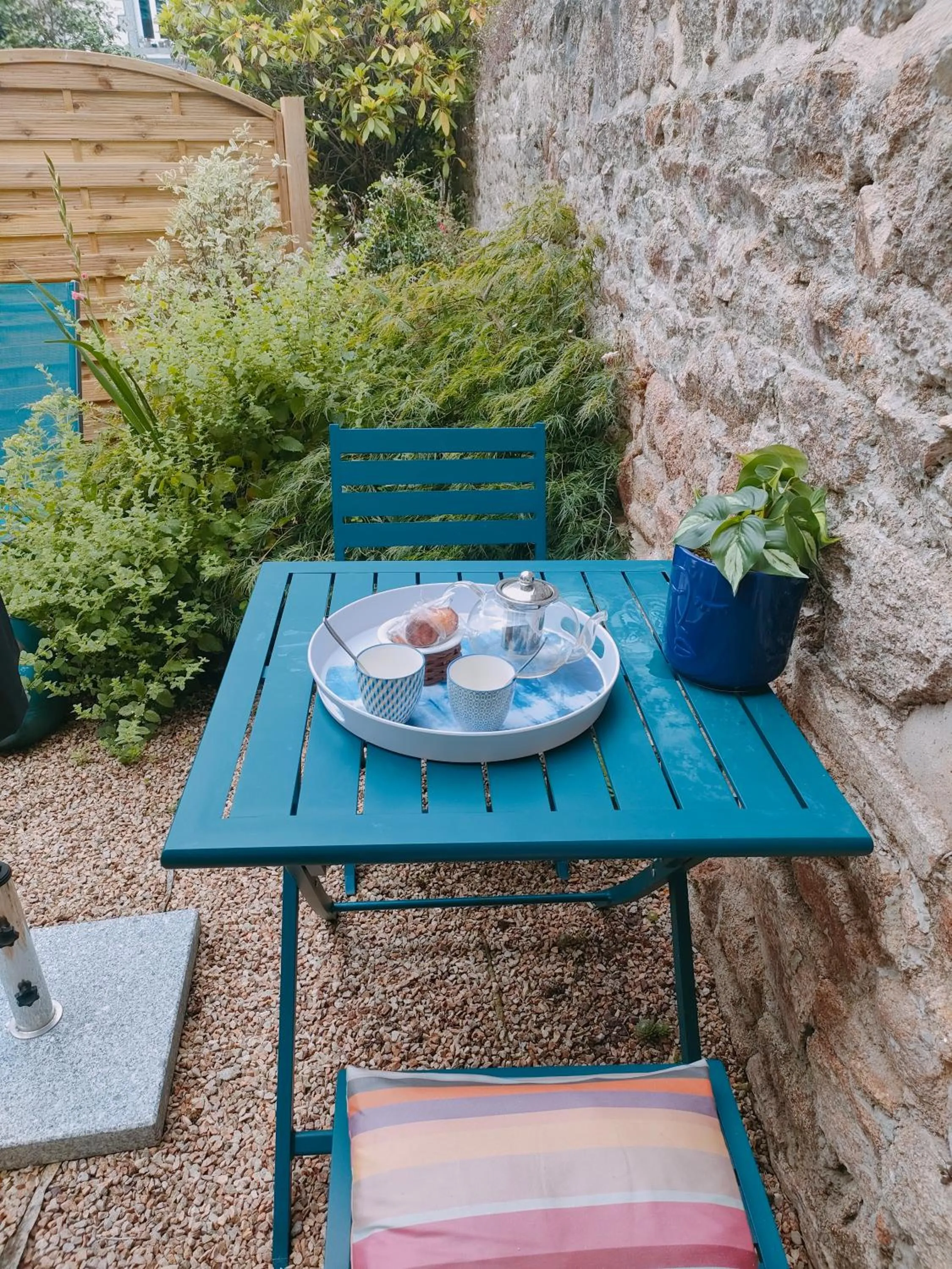 Patio in Maison d'hôtes La Suite 27, appartement La Suite 27 bis
