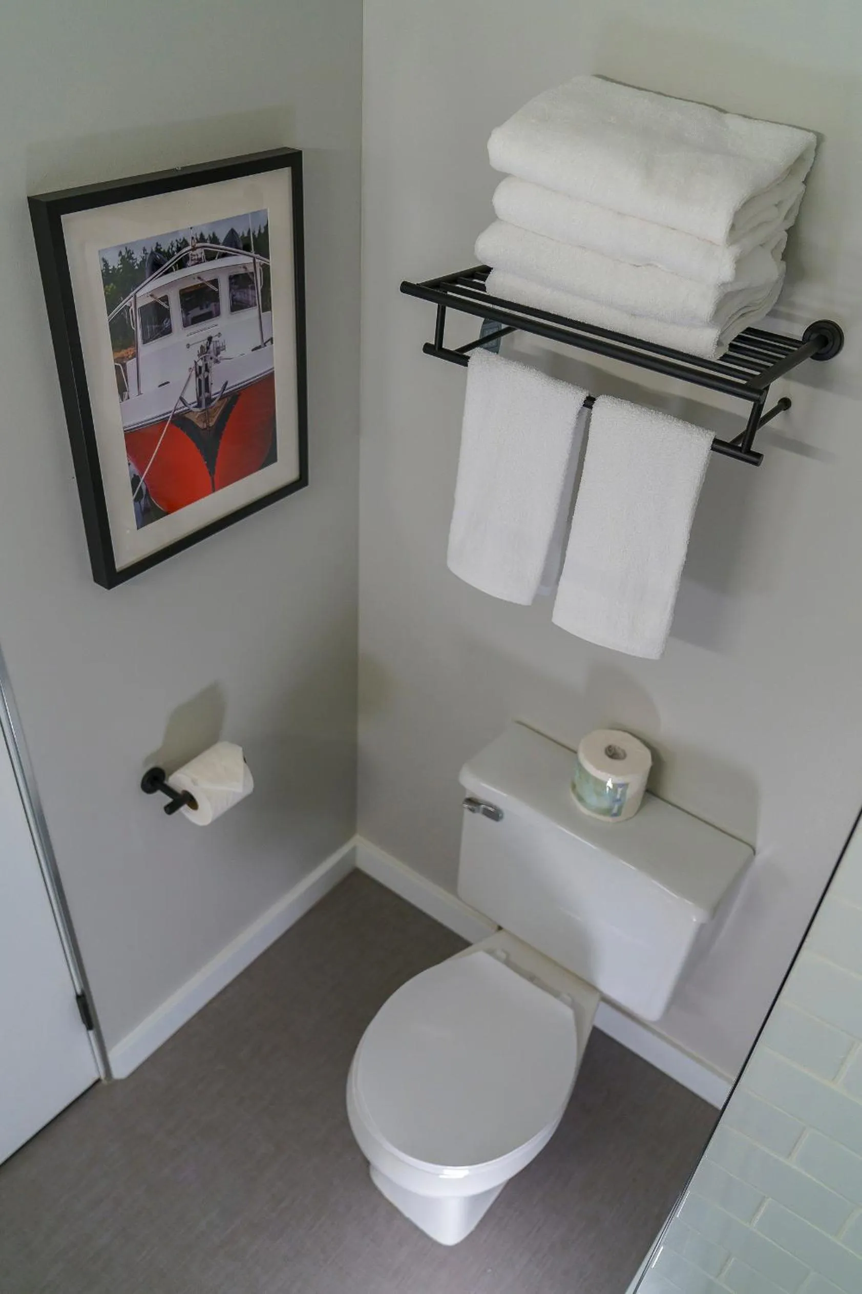 Bathroom in The Steveston Cafe & Hotel