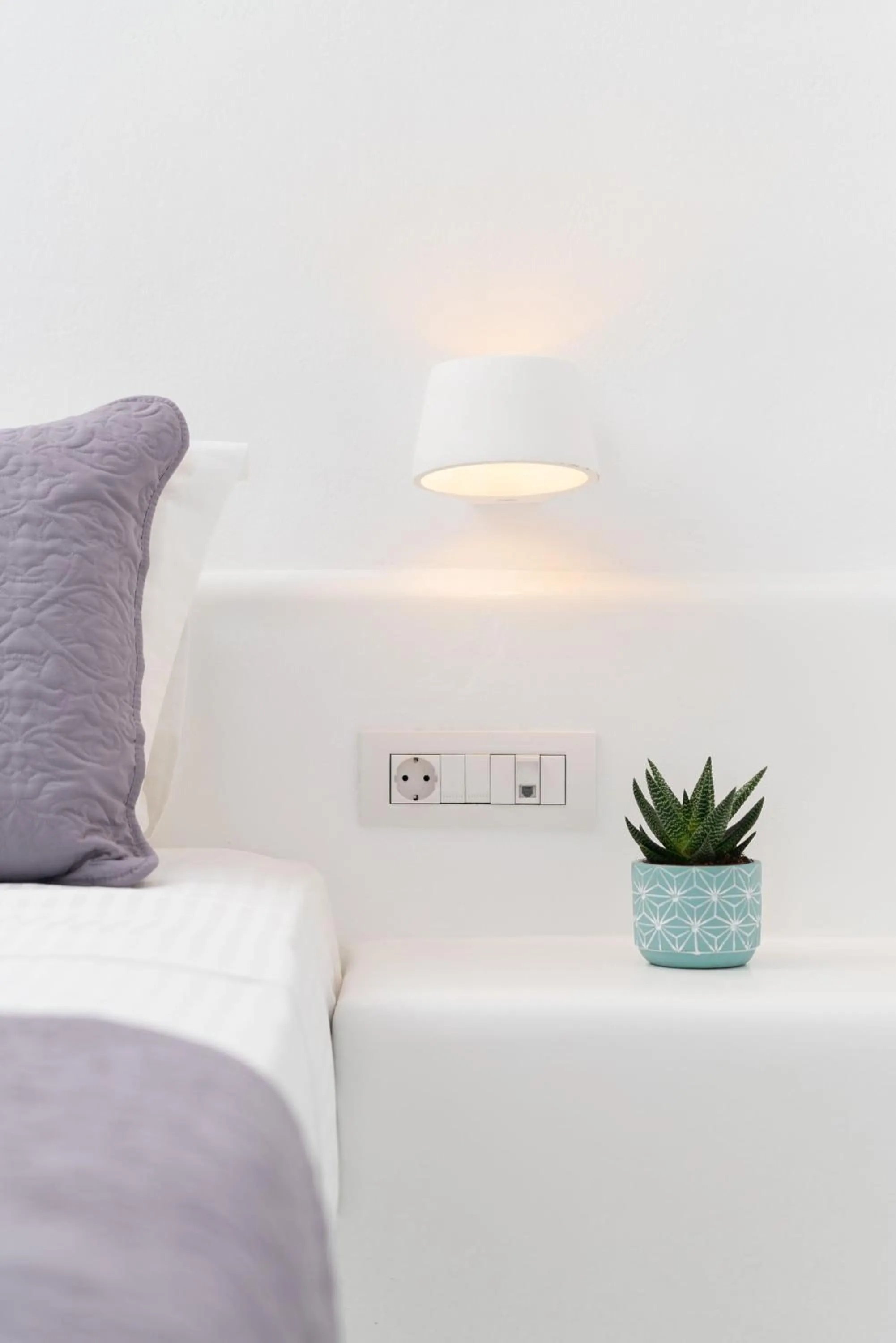 Bedroom, Bed in Oia Spirit Boutique Residences