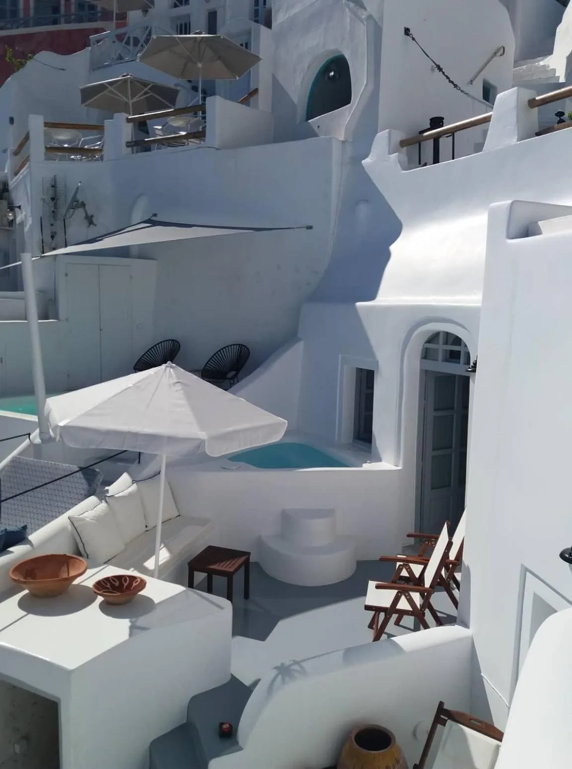 Balcony/Terrace in Oia Spirit Boutique Residences