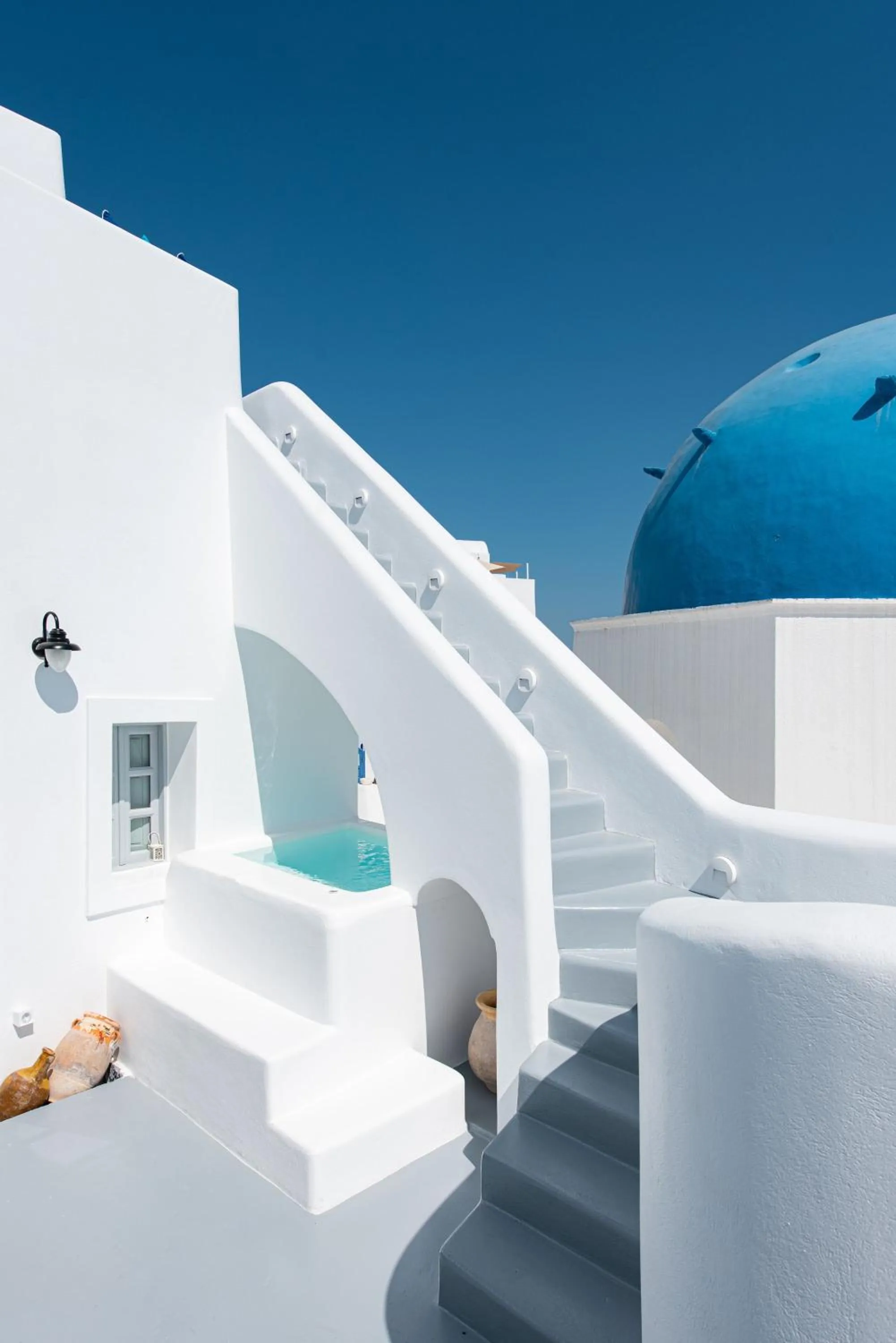Patio in Oia Spirit Boutique Residences