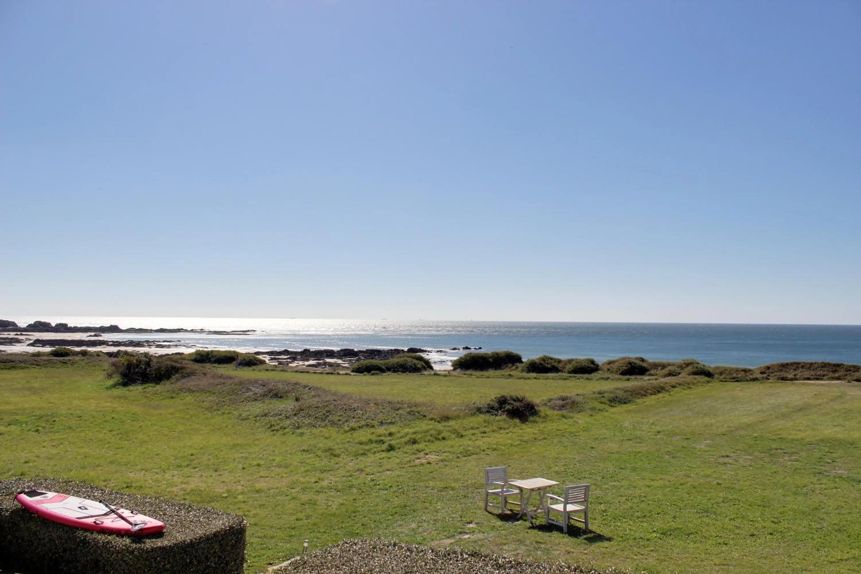 Patio in Hôtel Le Lichen De La Mer