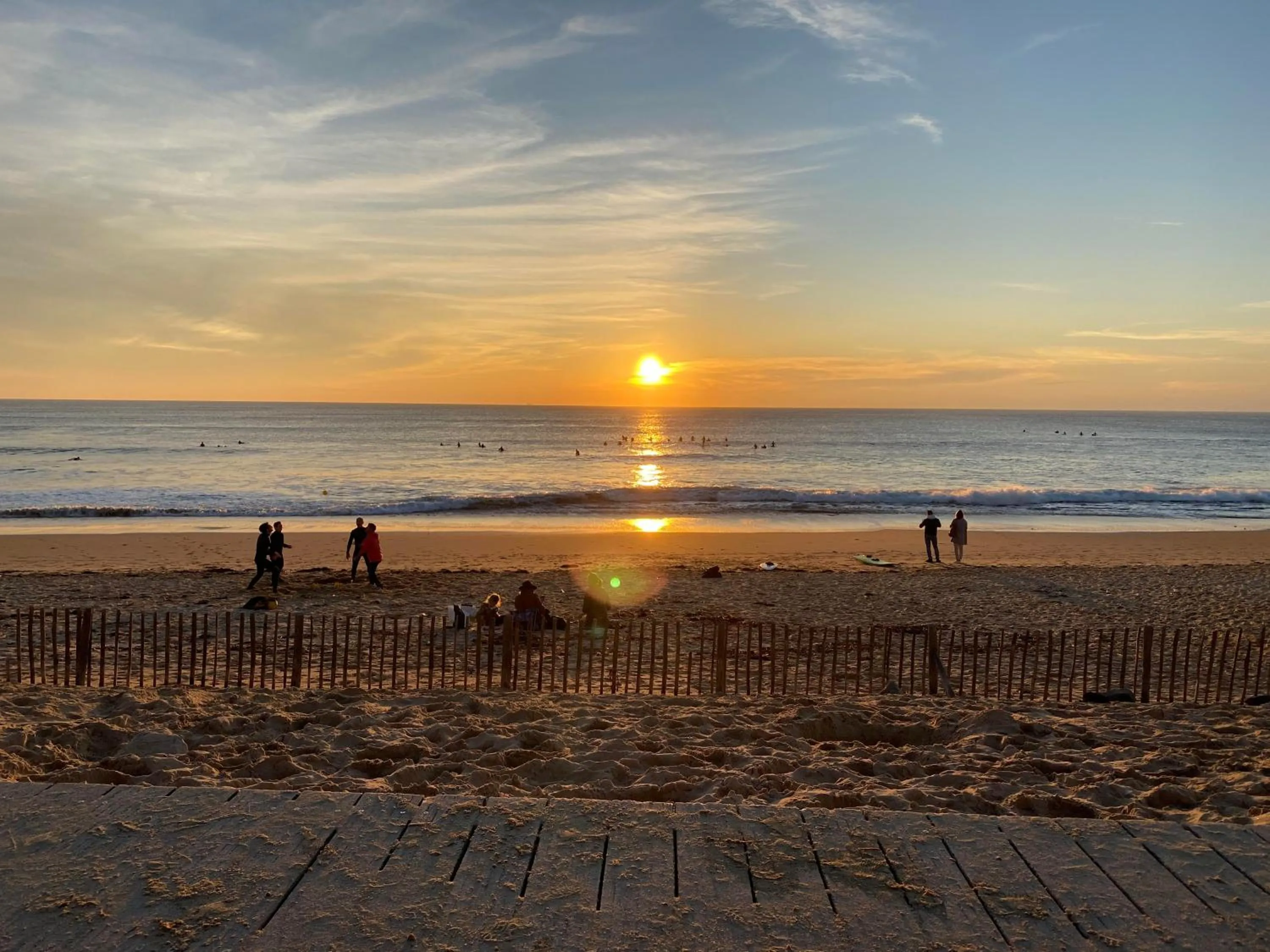 Sunset in Hôtel Le Lichen De La Mer