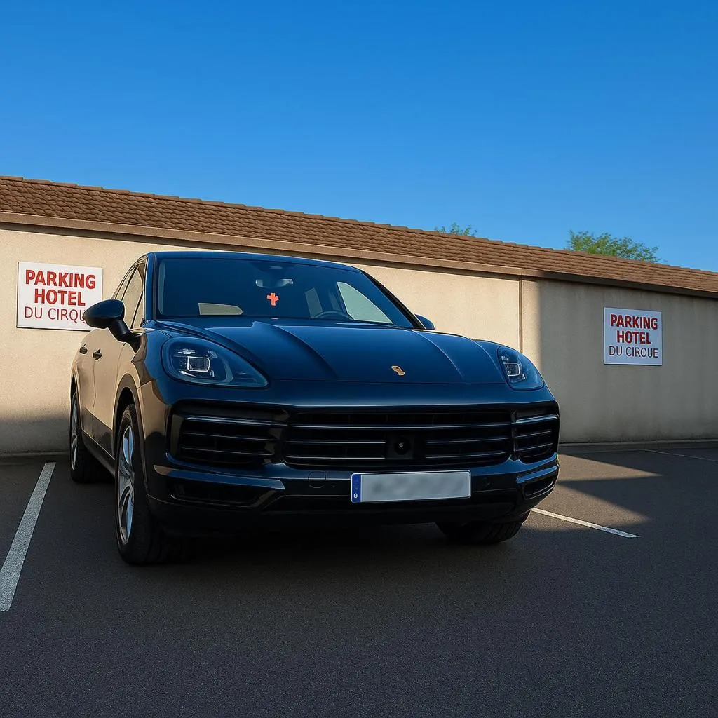 Parking in Logis Hôtel du Cirque Troyes centre historique