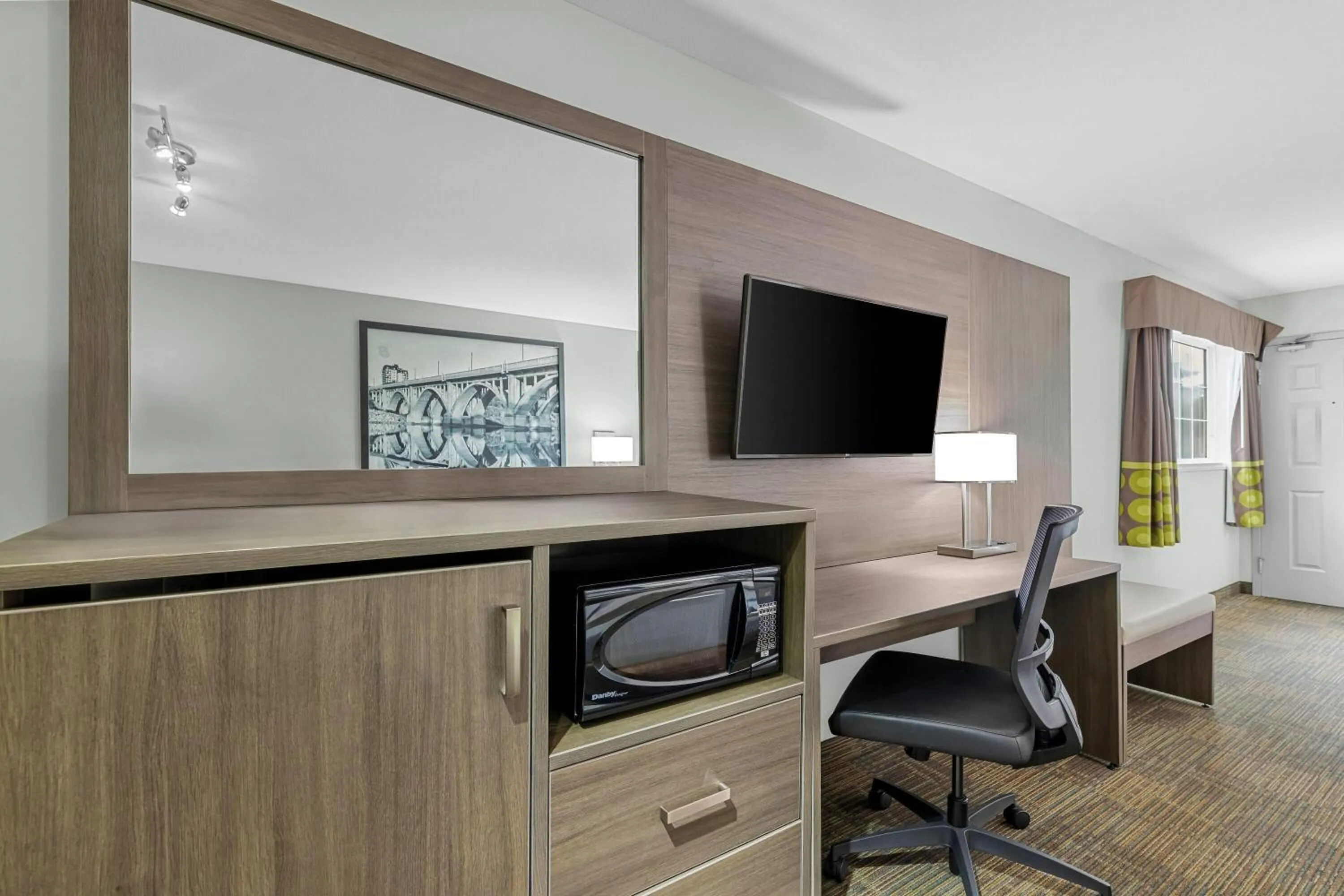 Bed in Super 8 by Wyndham Saskatoon Near Saskatoon Airport