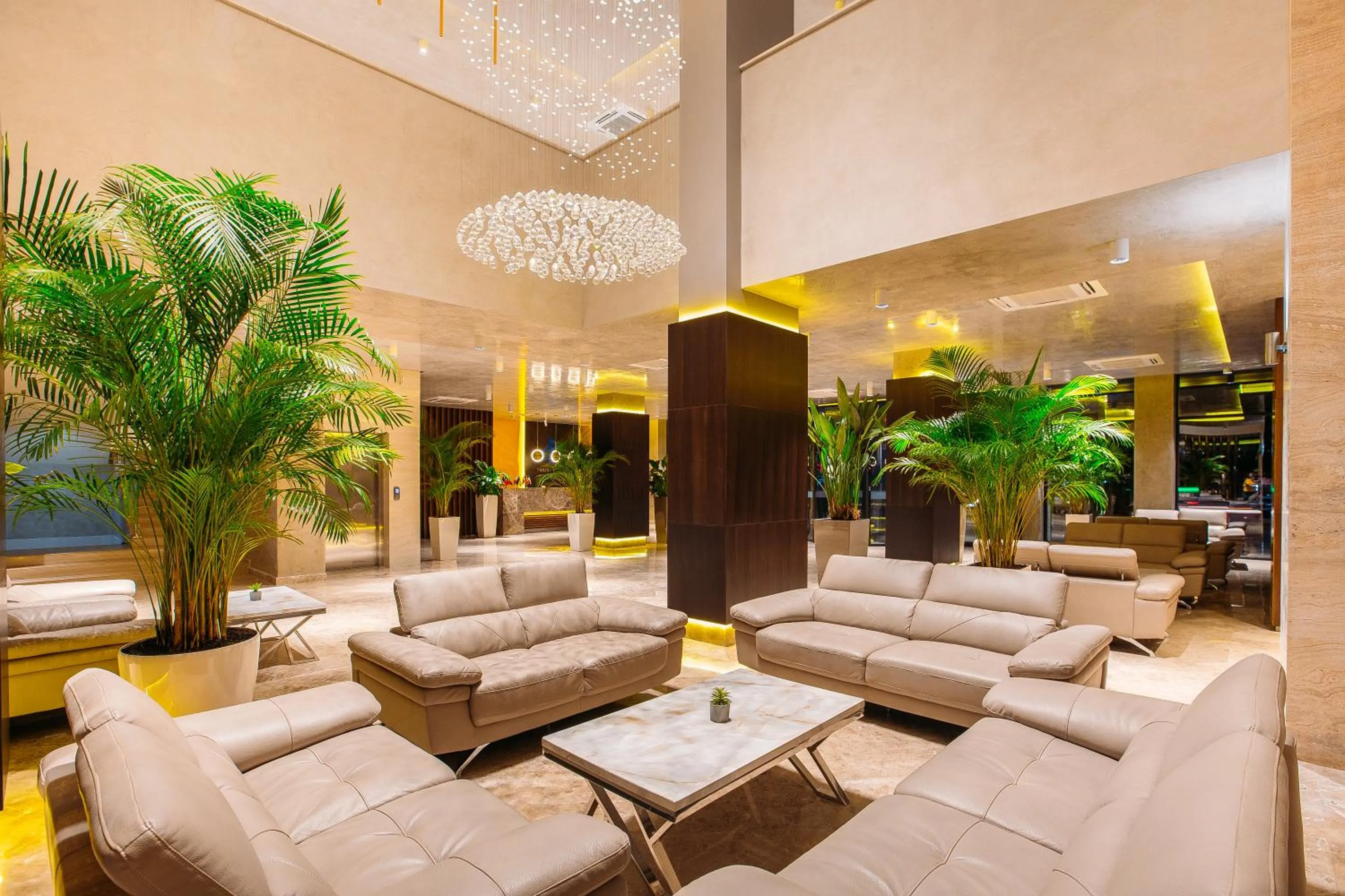 Lobby or reception in Hotel Tbilisi Tower