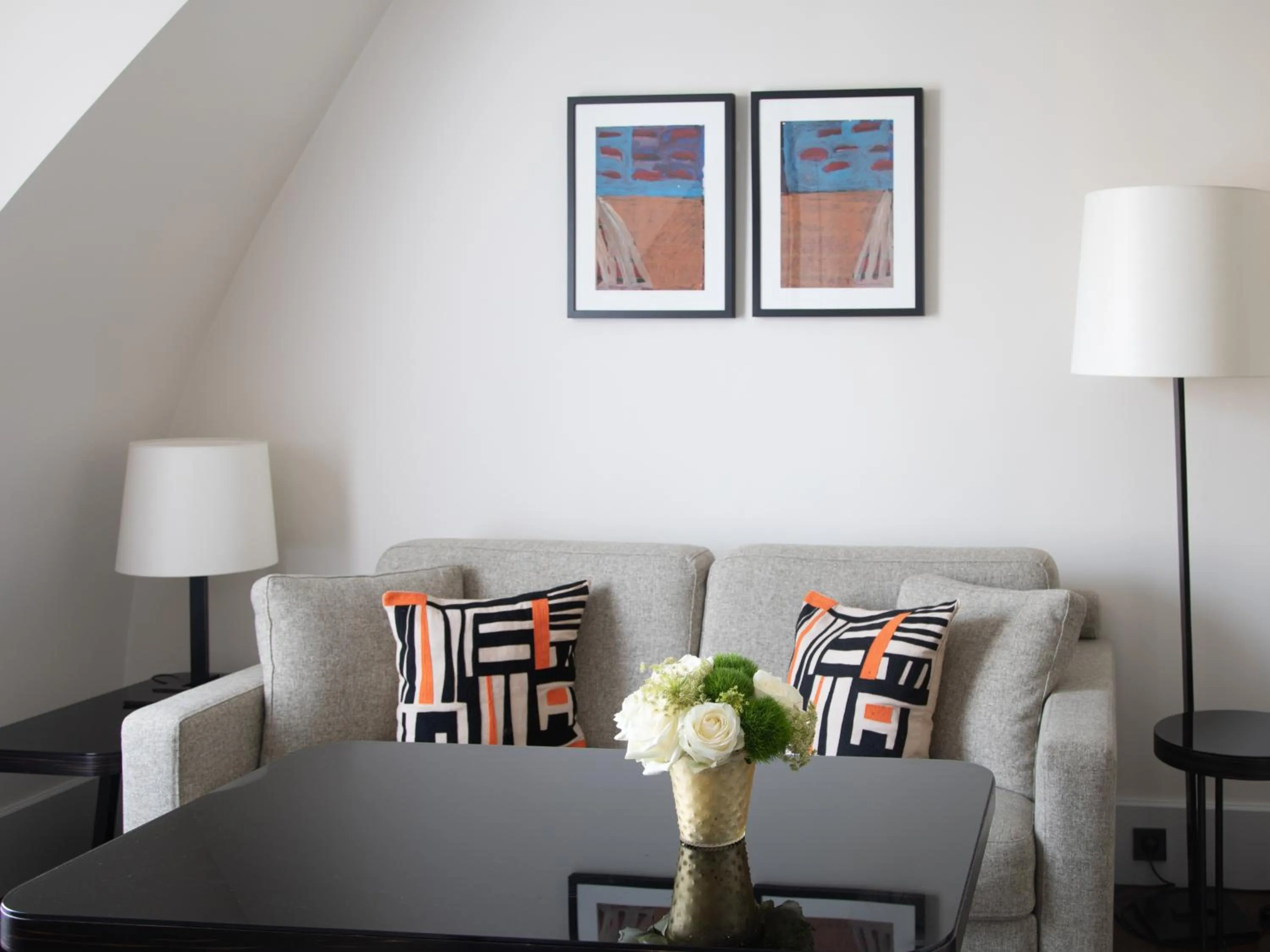 Living room in Hotel Montalembert