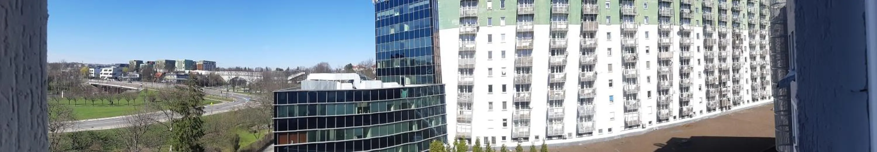 Inner courtyard view in Mhost Bronowice