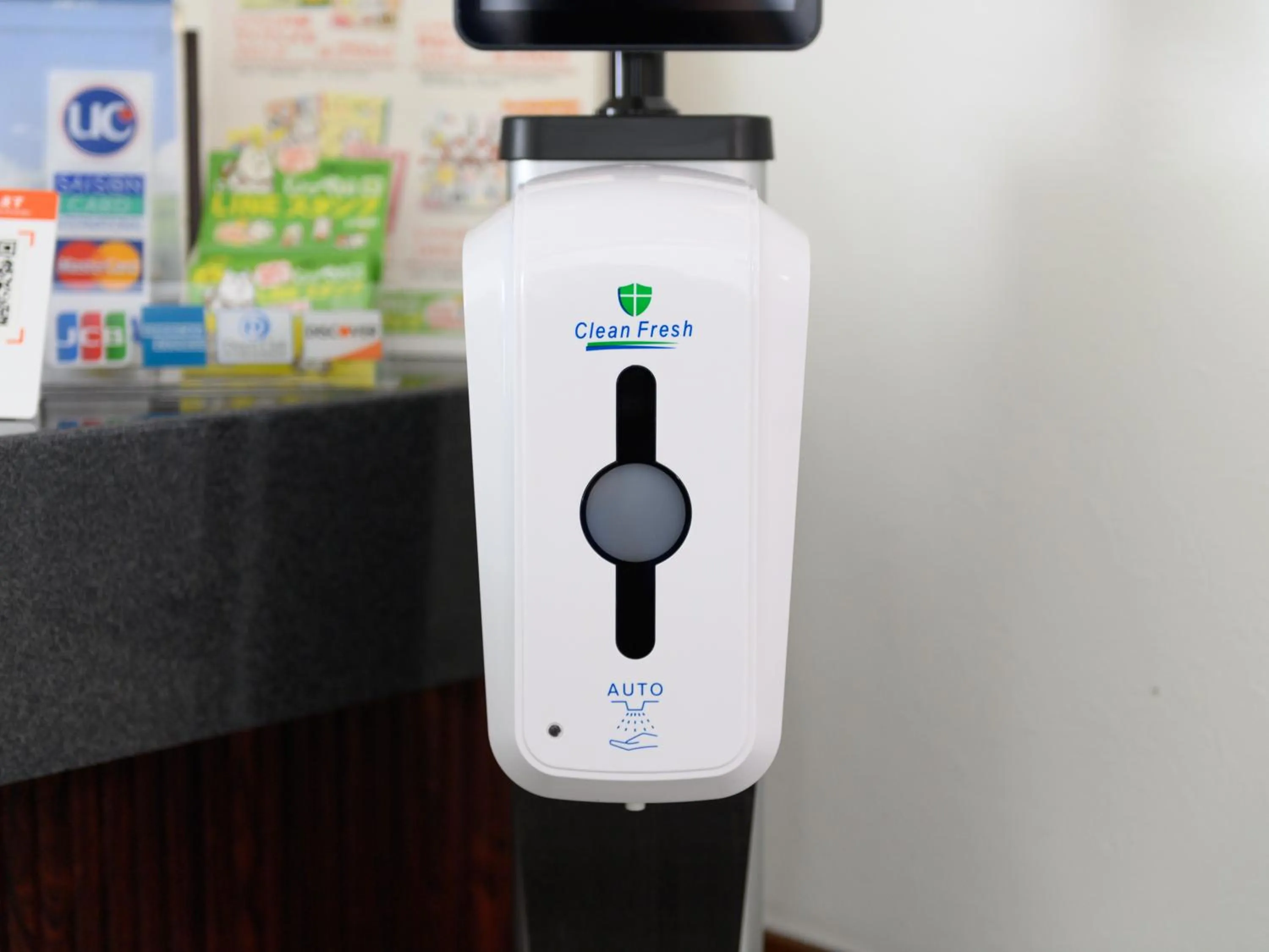 Lobby or reception in Tabist IWATA Station Hotel