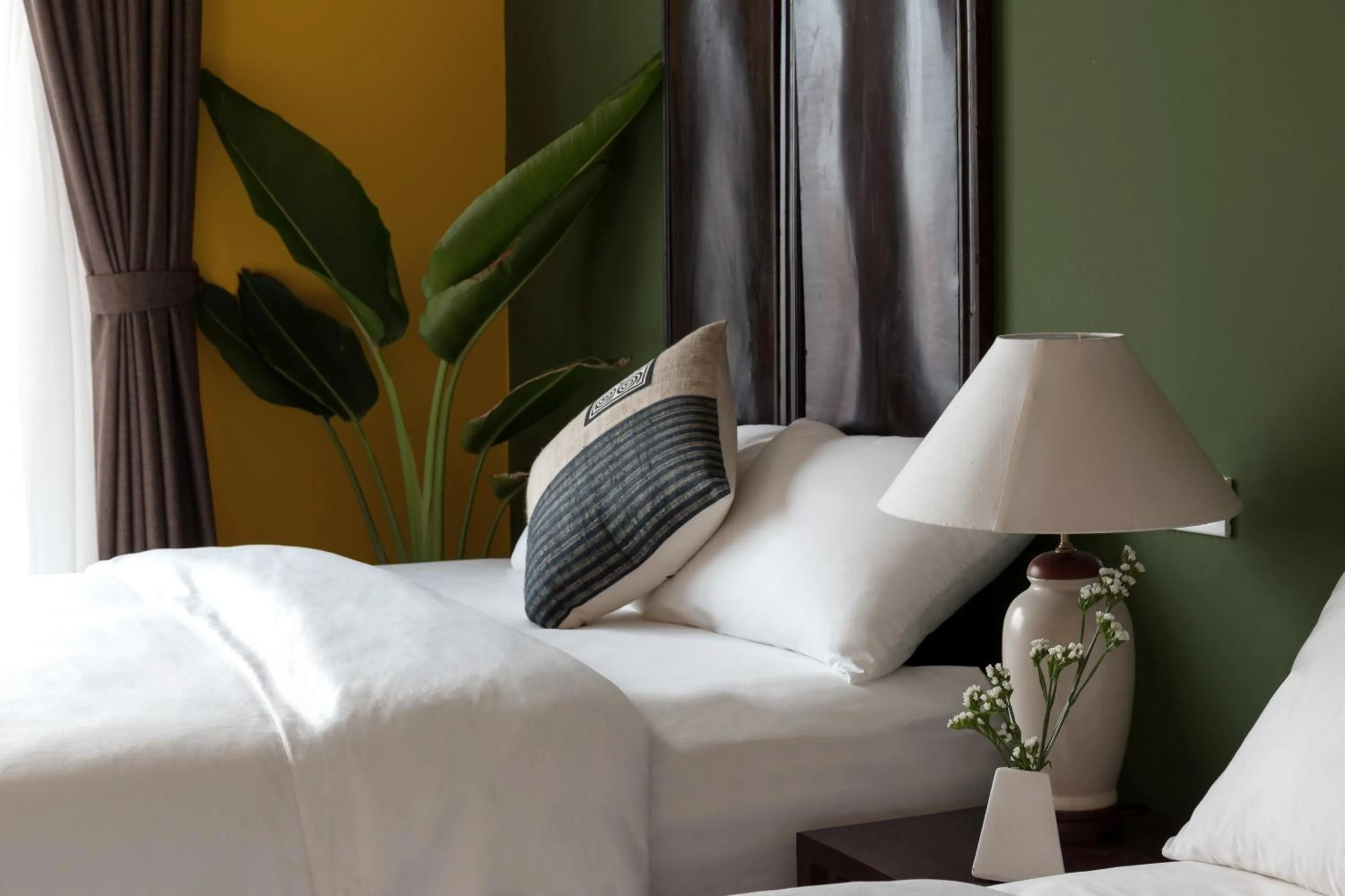 Bed in Centraltique Downtown - Bespoke Colonial House Near Hoan Kiem Lake