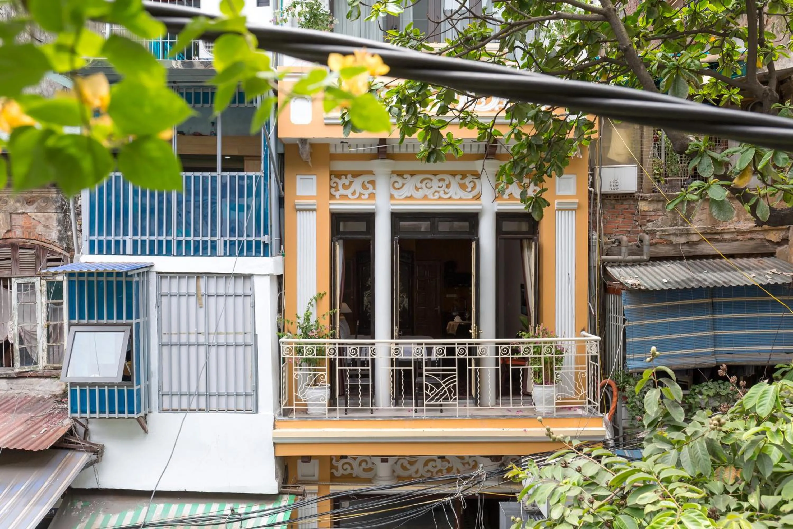 Facade/entrance in Centraltique Downtown - Bespoke Colonial House Near Hoan Kiem Lake