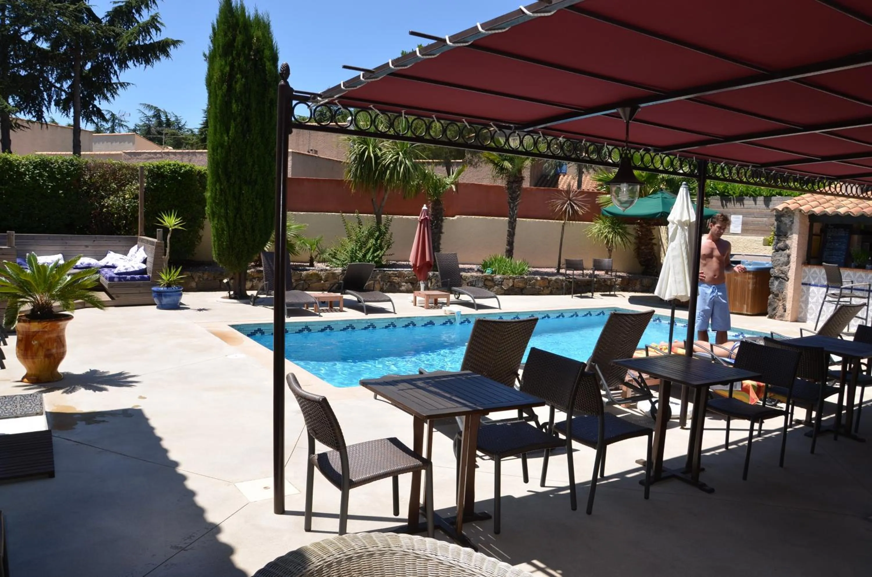 Swimming pool in La Bergerie Du Cap