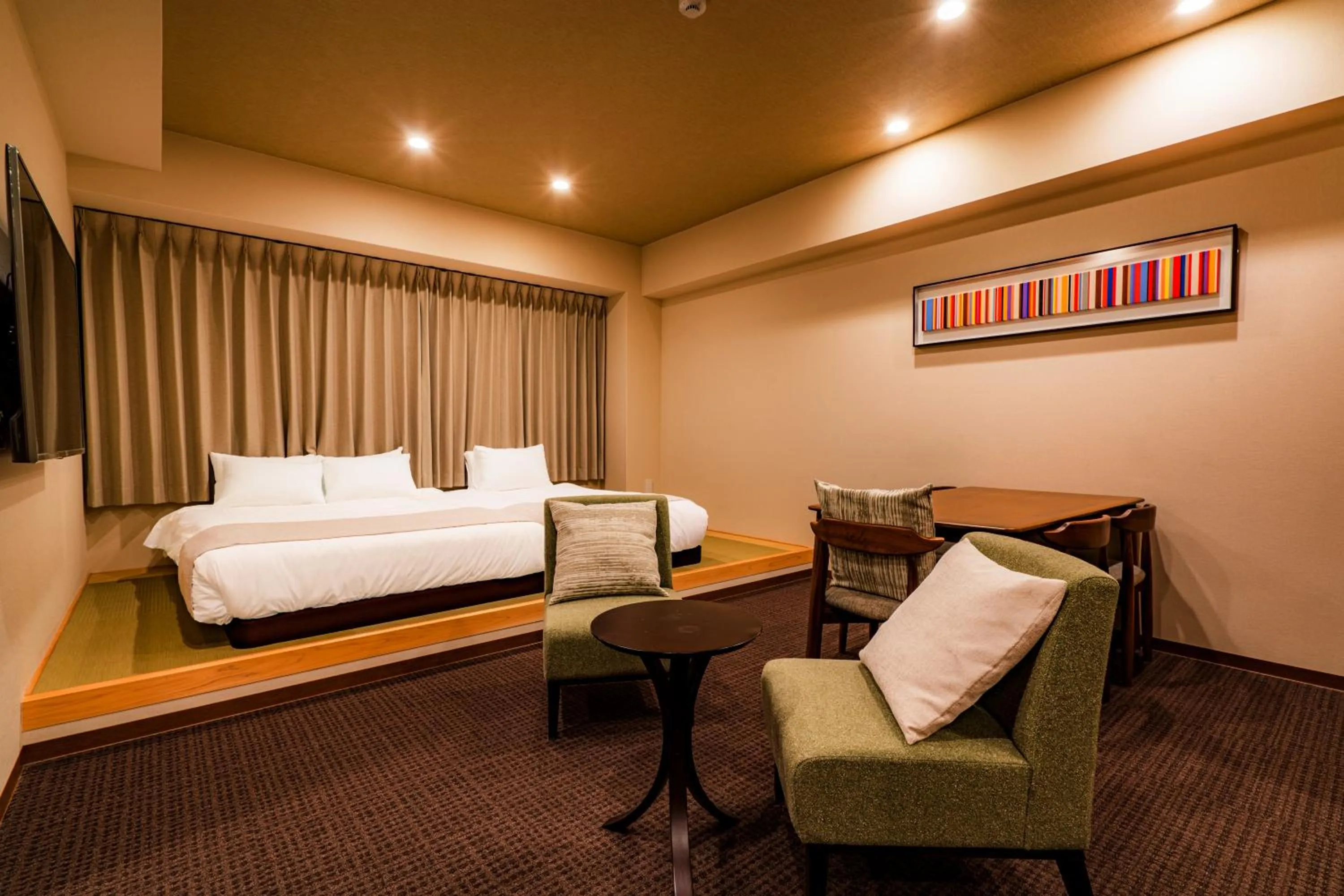 Photo of the whole room, Bed in Randor Residential Hotel Kyoto Suites