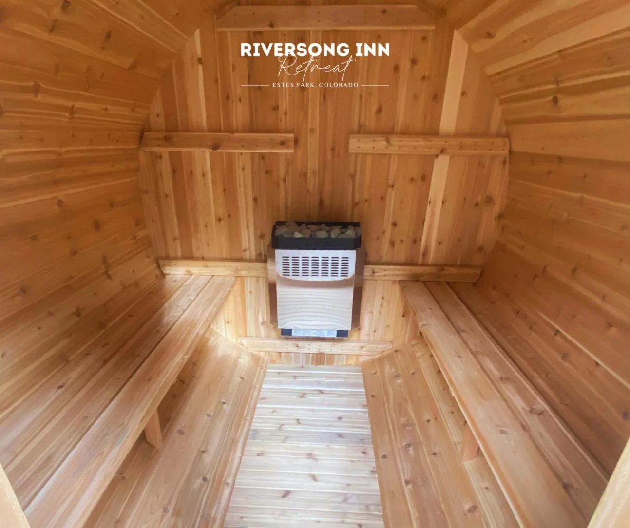 Sauna in Riversong Inn Retreat