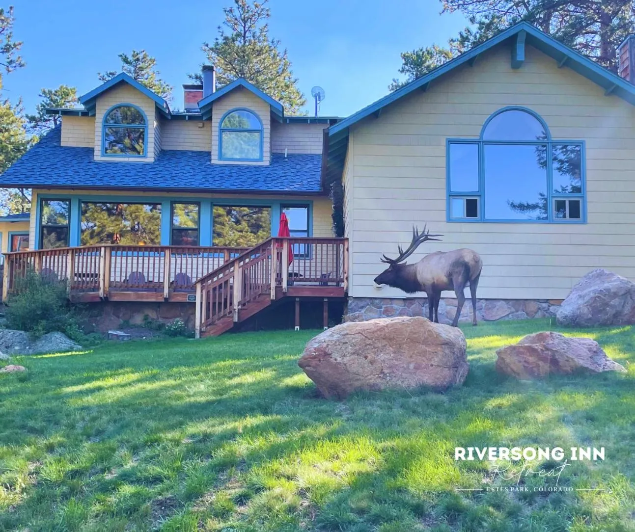 Property building in Riversong Inn Retreat