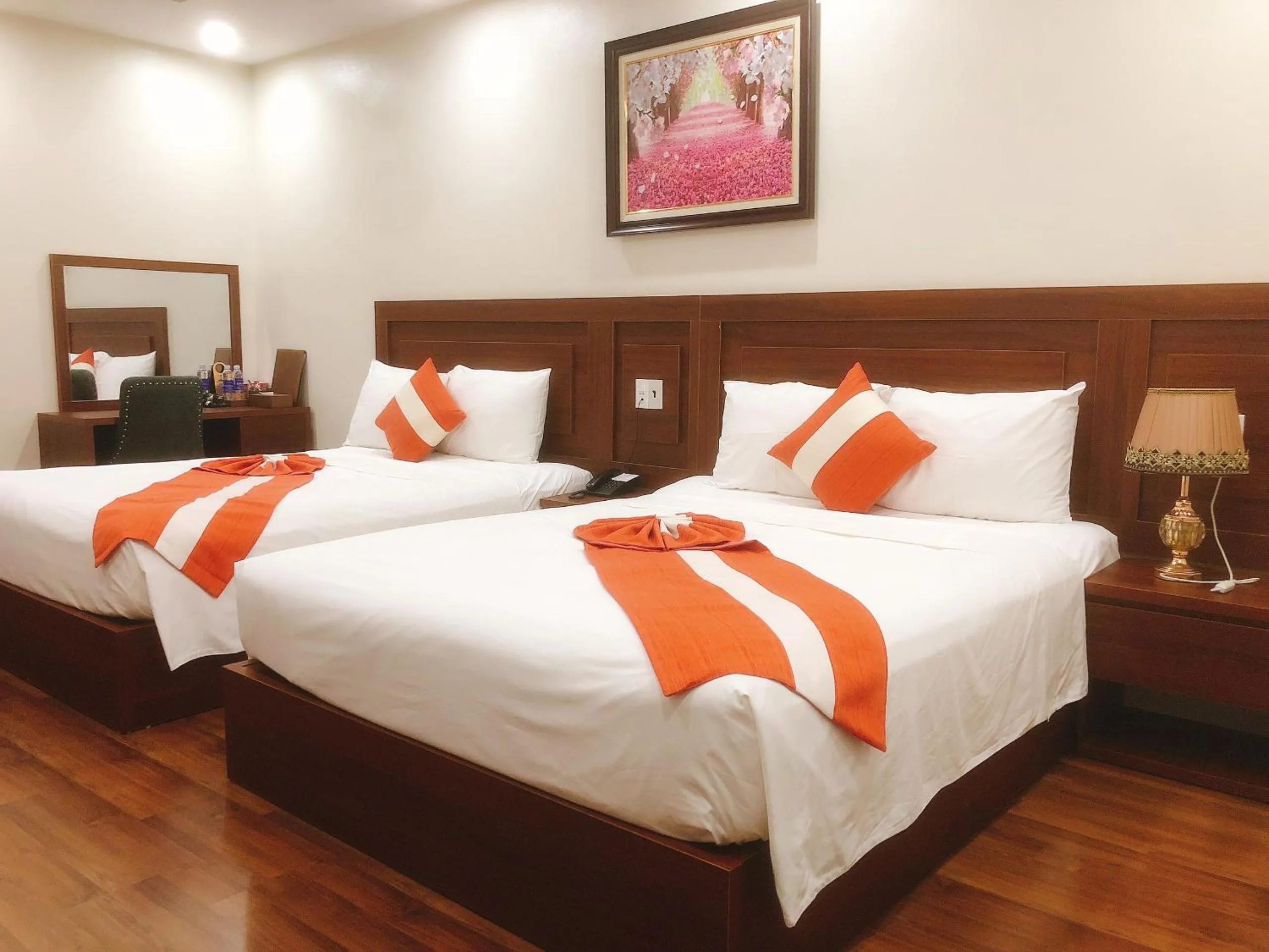 Bed in Gia Quý Hotel