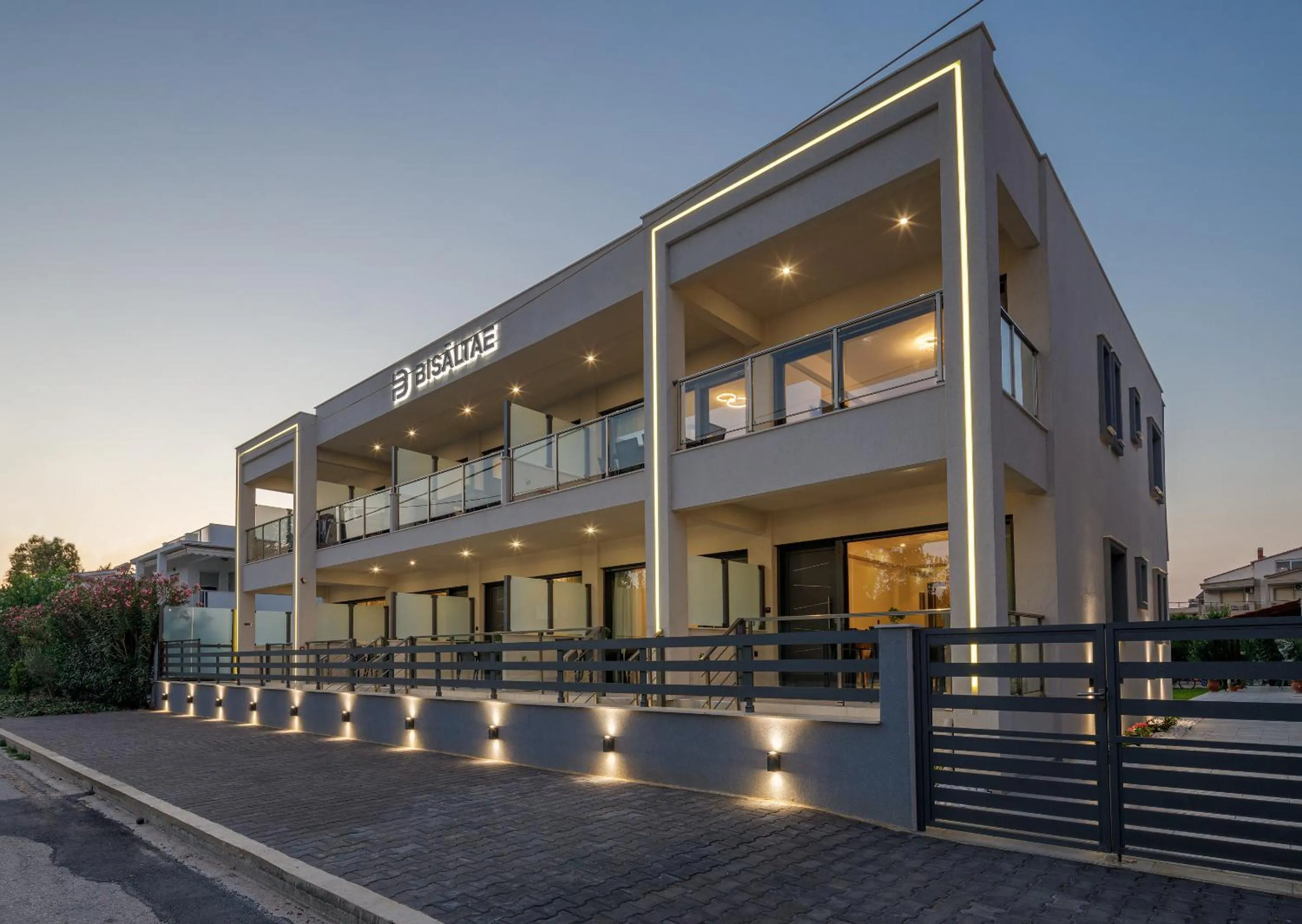 Facade/entrance in BISALTAE SEASIDE SUITES