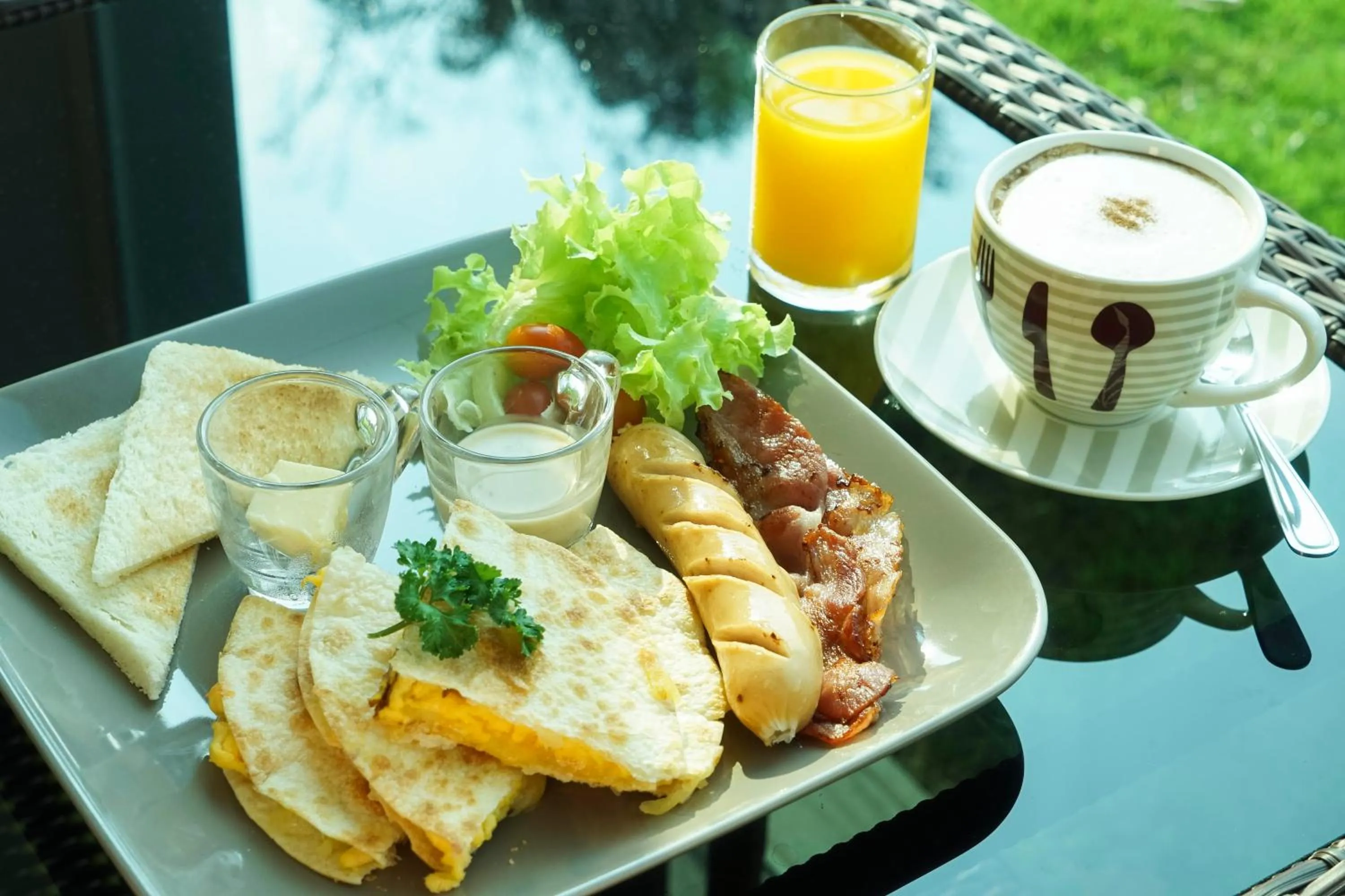 Breakfast in Nantra Chiangmai Riverfront Hotel