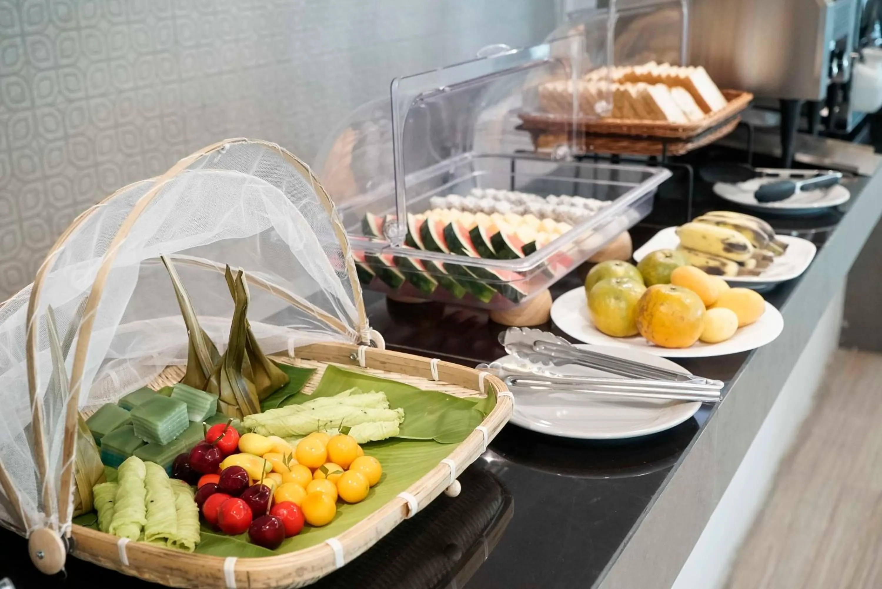 Buffet breakfast in Nantra Chiangmai Riverfront Hotel