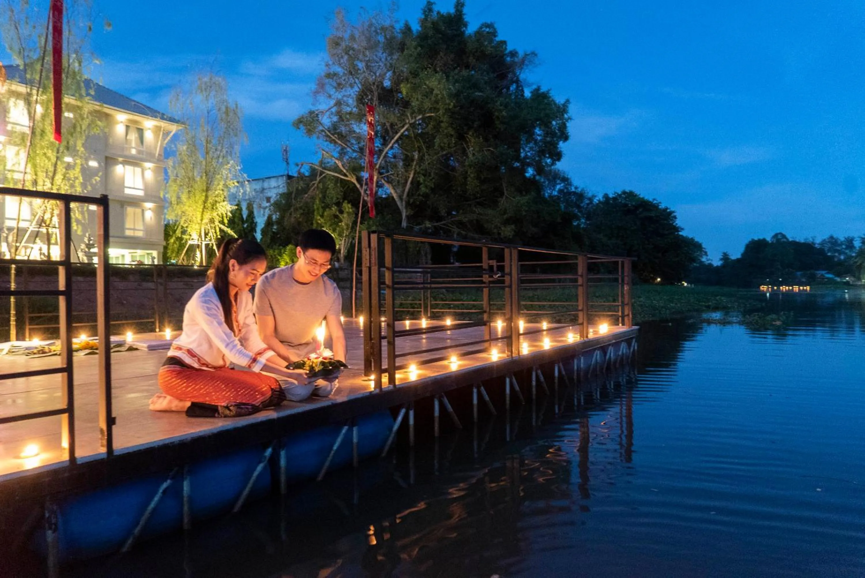 River view in Nantra Chiangmai Riverfront Hotel
