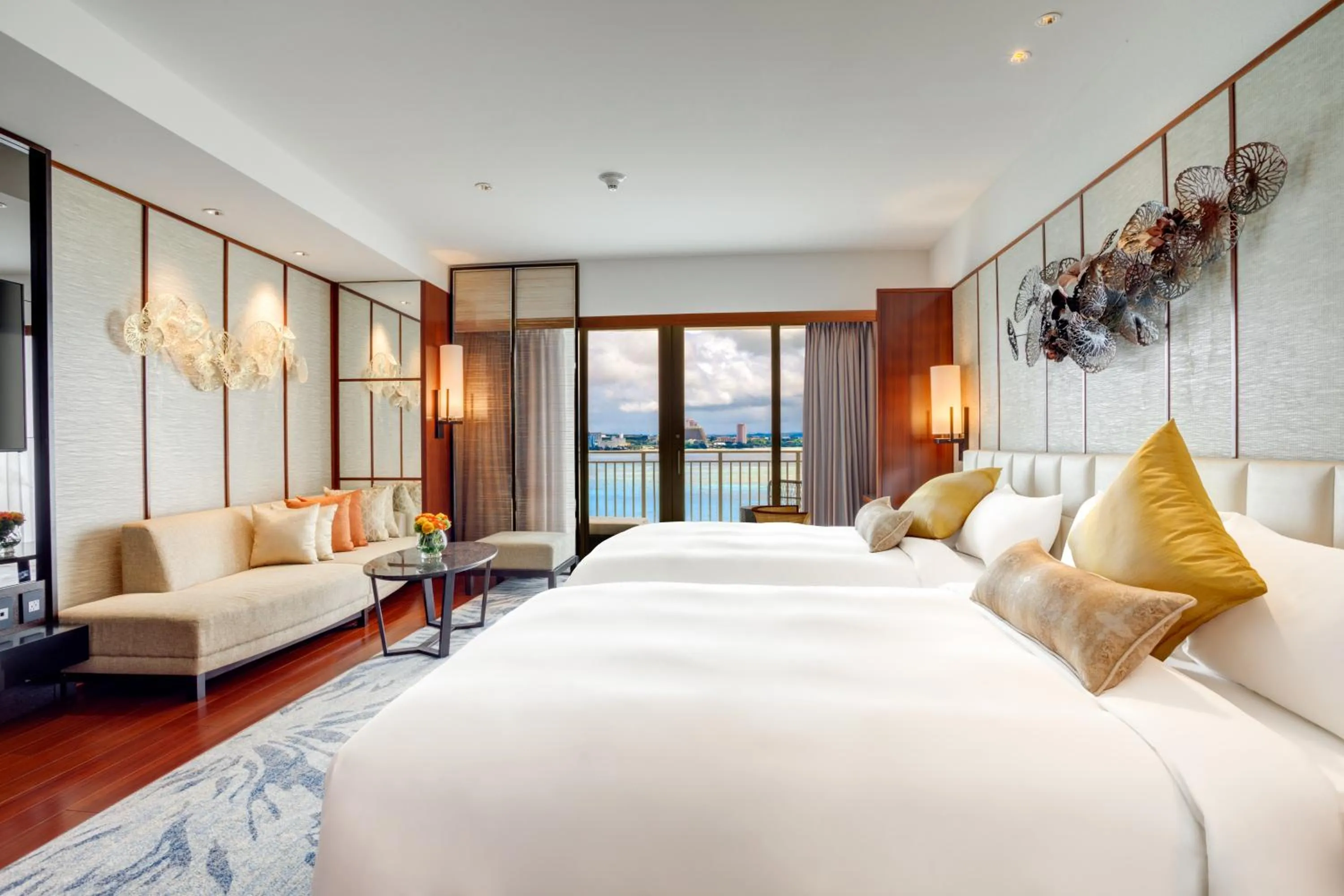 Photo of the whole room, Bed in The Tsubaki Tower