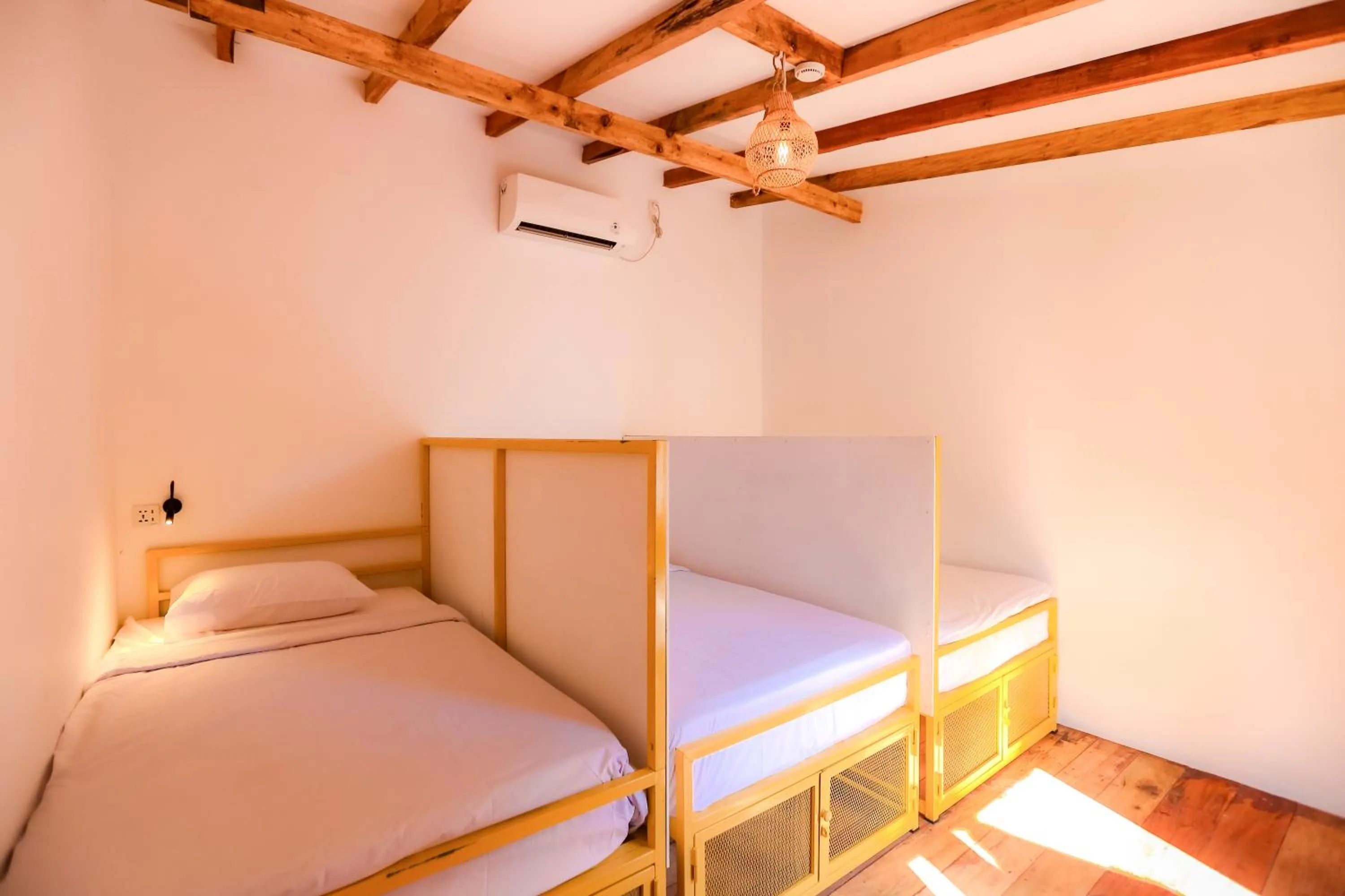 Bed in Mad Monkey Gili Trawangan