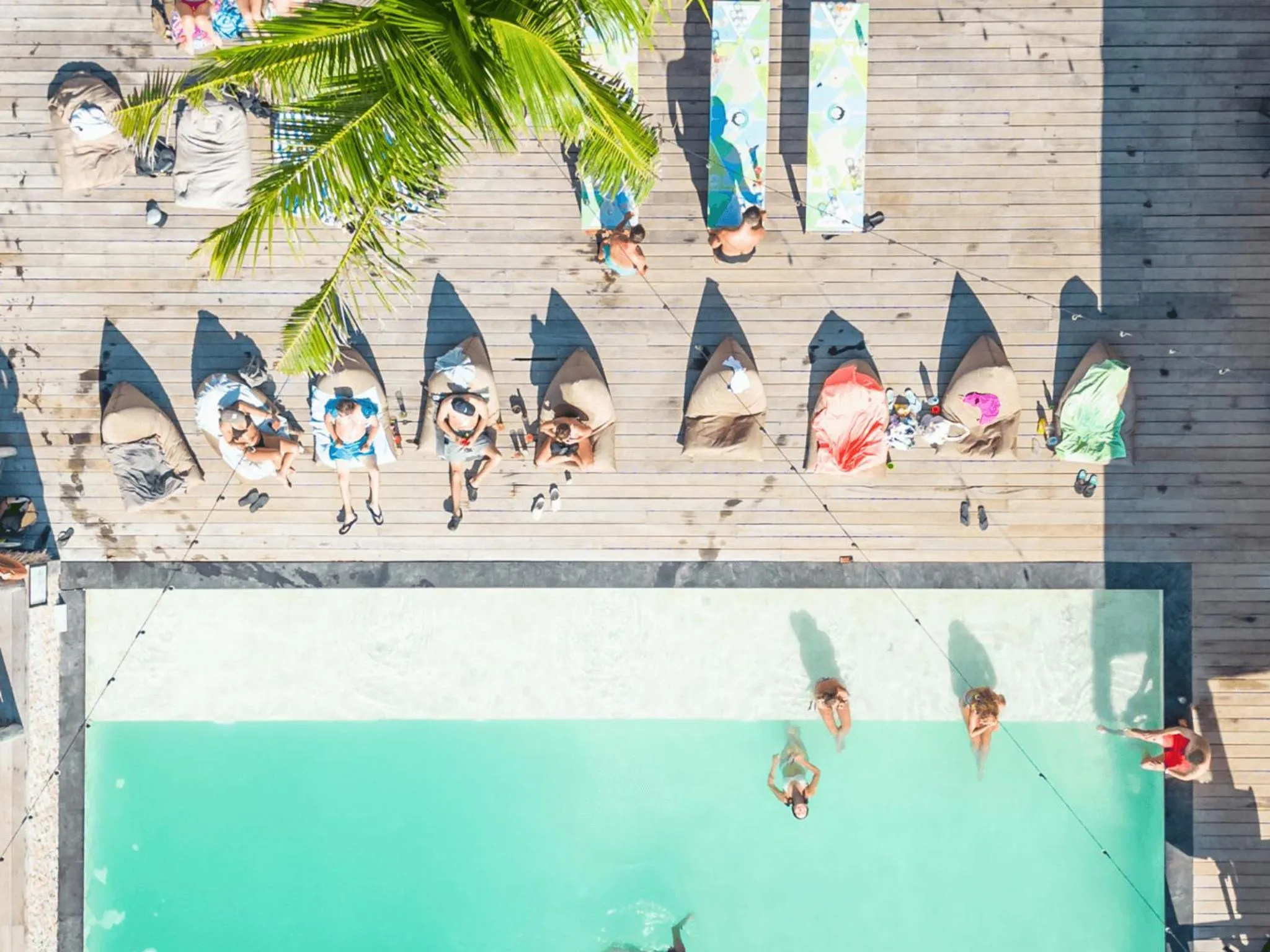 Swimming pool in Mad Monkey Gili Trawangan