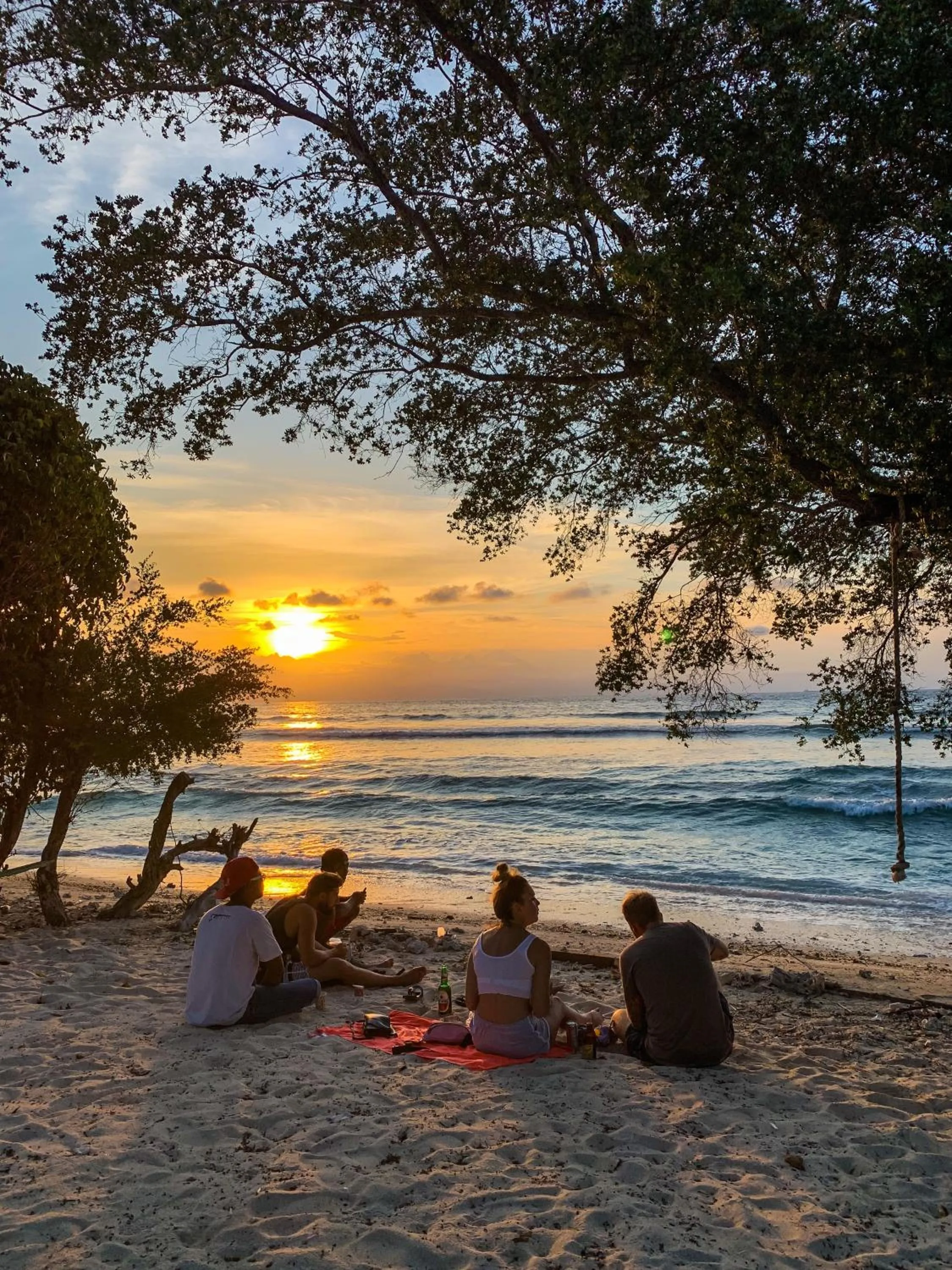 Beach in Mad Monkey Gili Trawangan