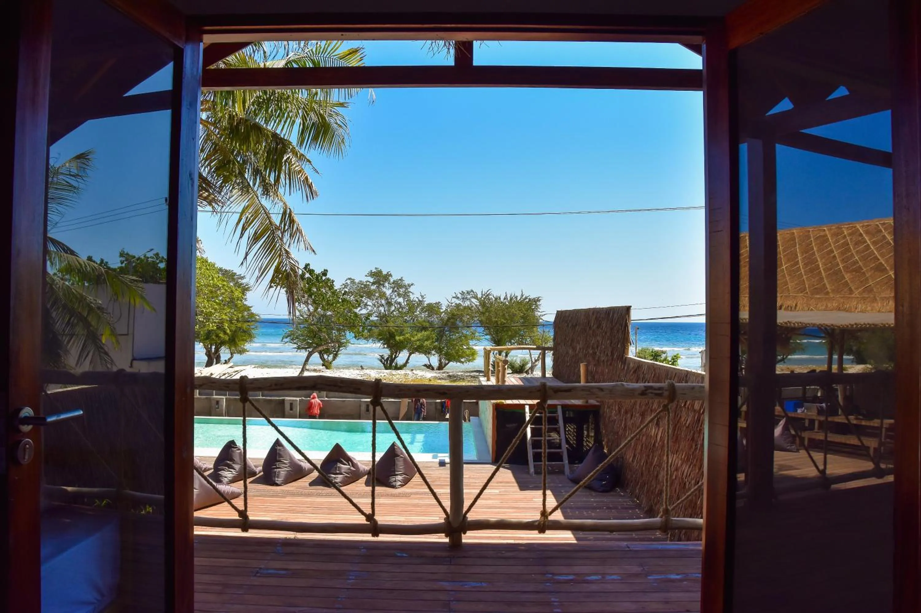 View (from property/room) in Mad Monkey Gili Trawangan