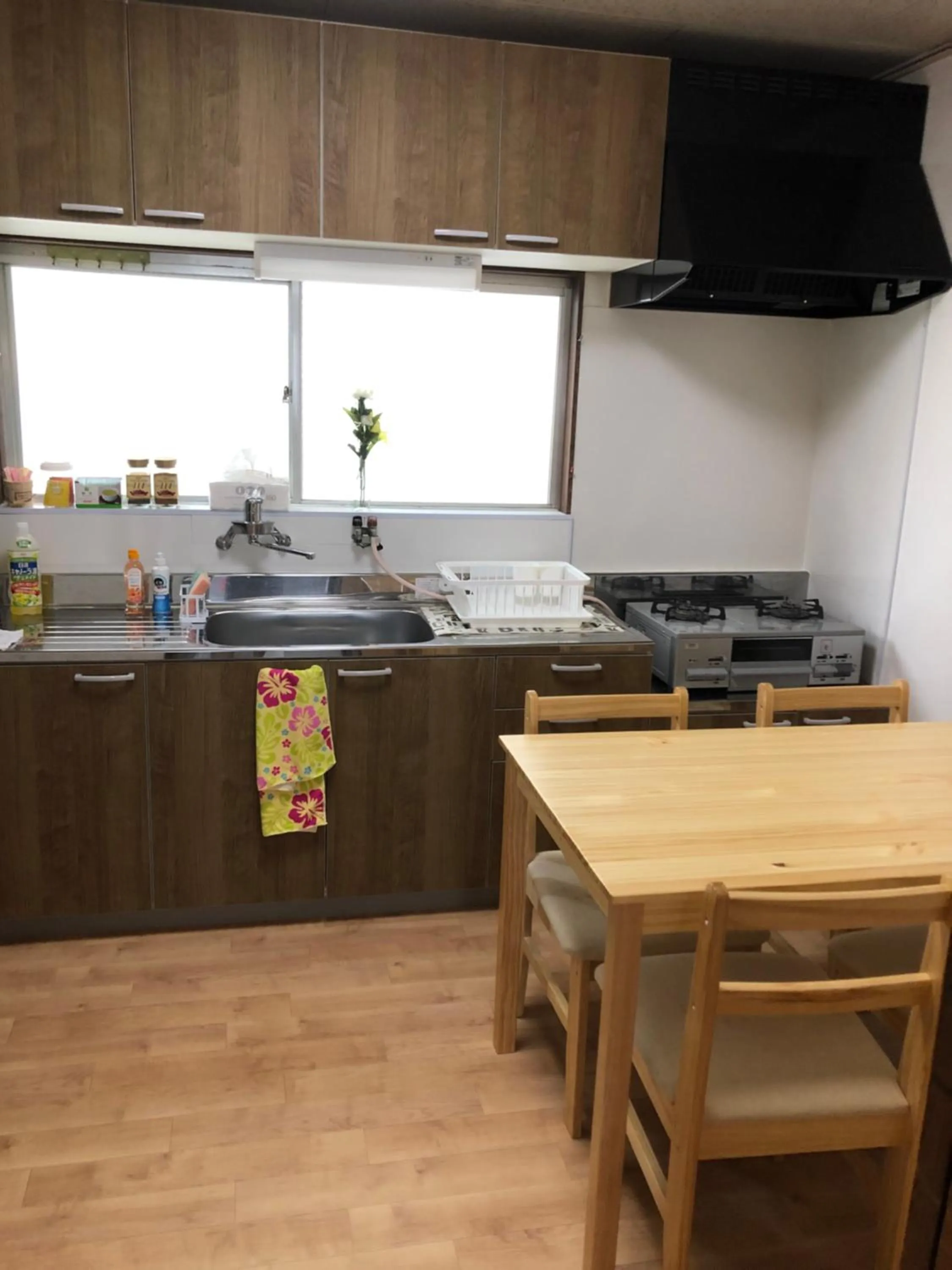 Communal kitchen in Masaru House