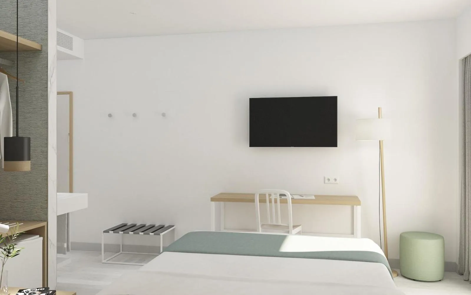 Bed in Hotel Seasun Aniram