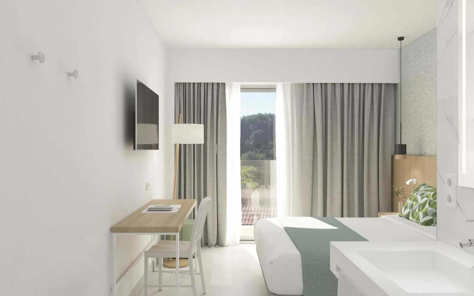 Bed in Hotel Seasun Aniram