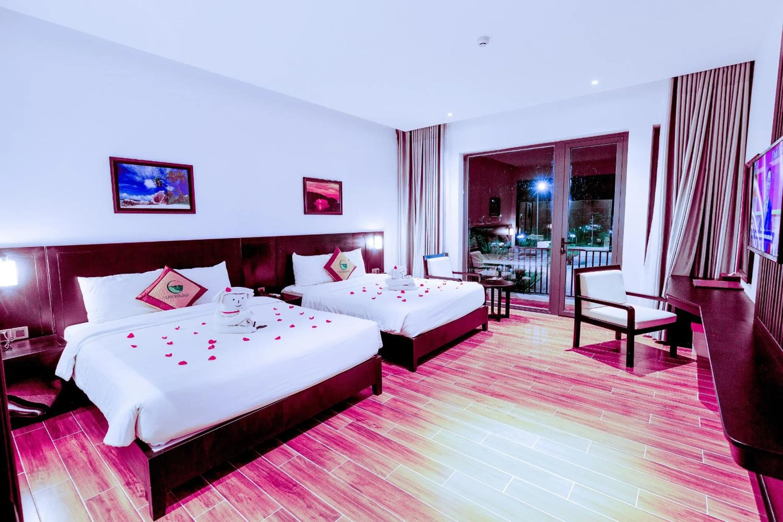 Bed in Ly Son Pearl Island Hotel & Resort