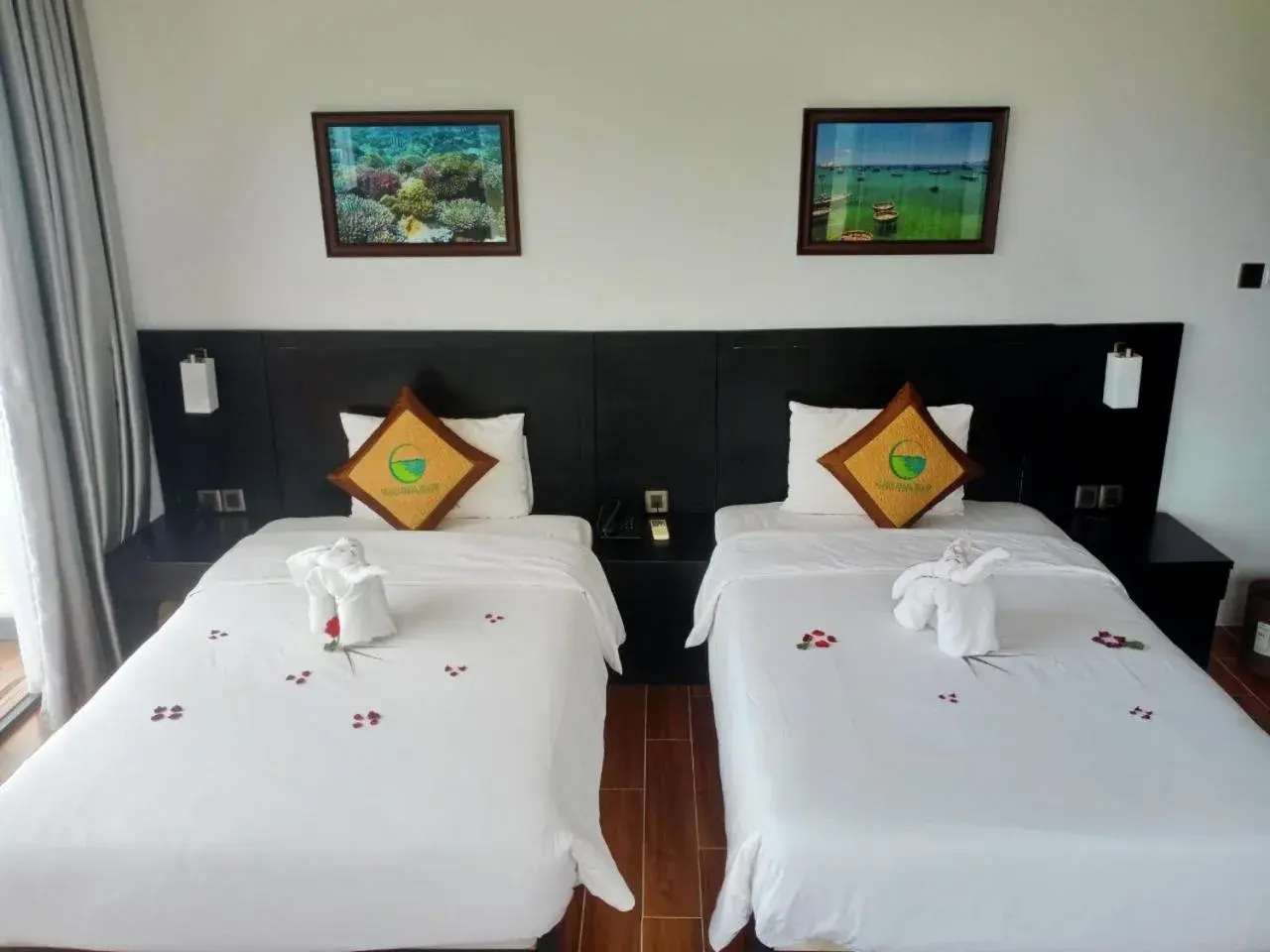 Deluxe Twin Room with Ocean View in Ly Son Pearl Island Hotel & Resort Deluxe Twin Room with Ocean View in Ly Son Pearl Island Hotel & Resort
