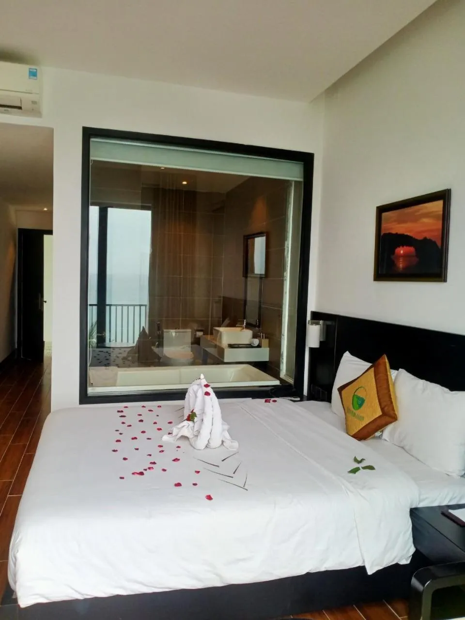 Bed in Ly Son Pearl Island Hotel & Resort