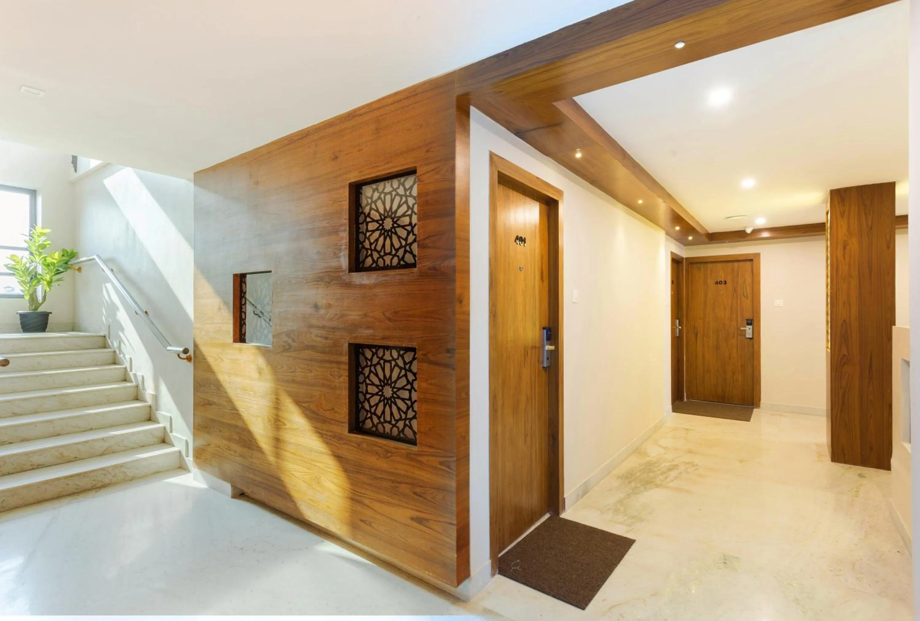 Facade/entrance in Nextel Inn, Calicut