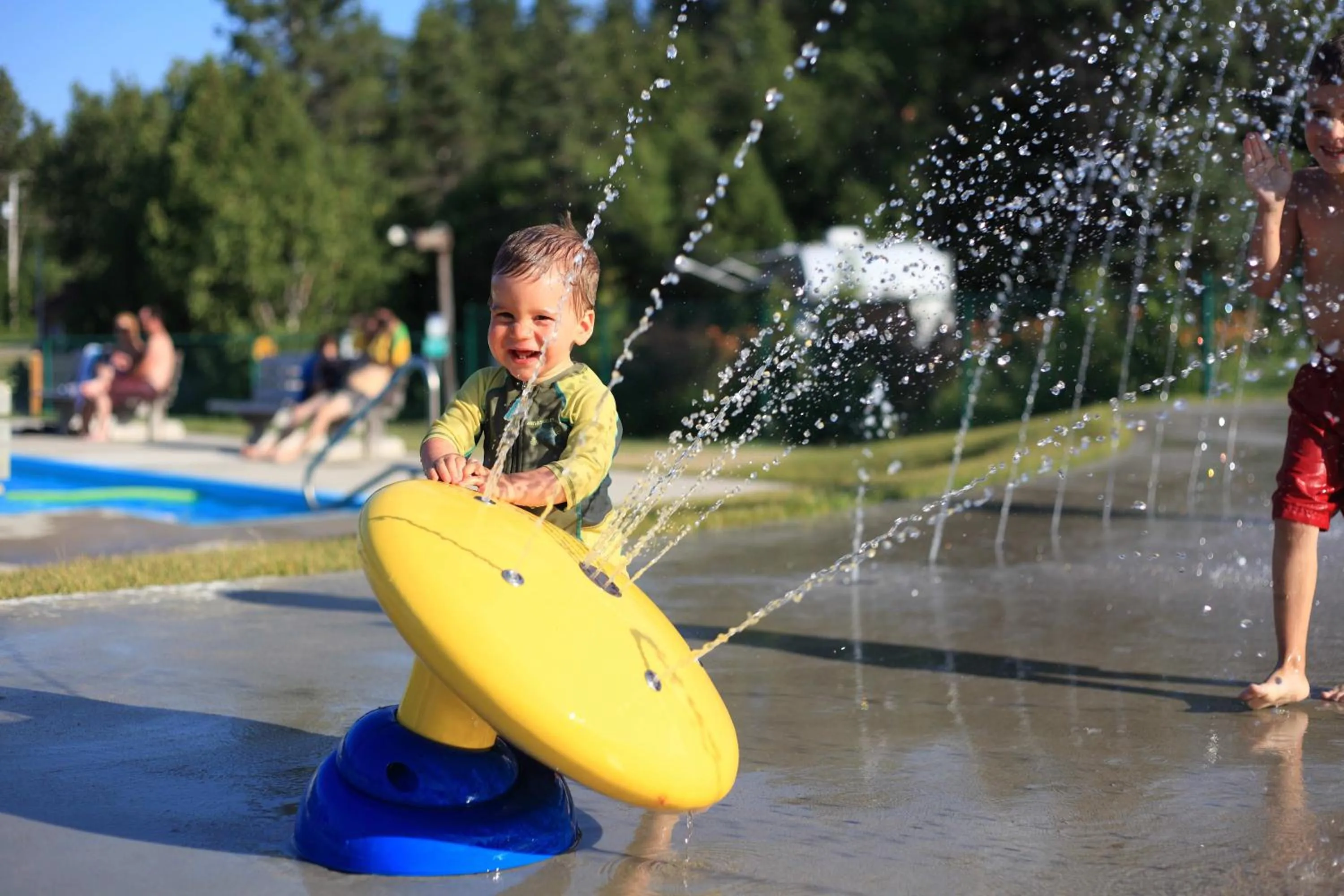 Swimming pool in Village Historique de Val-Jalbert