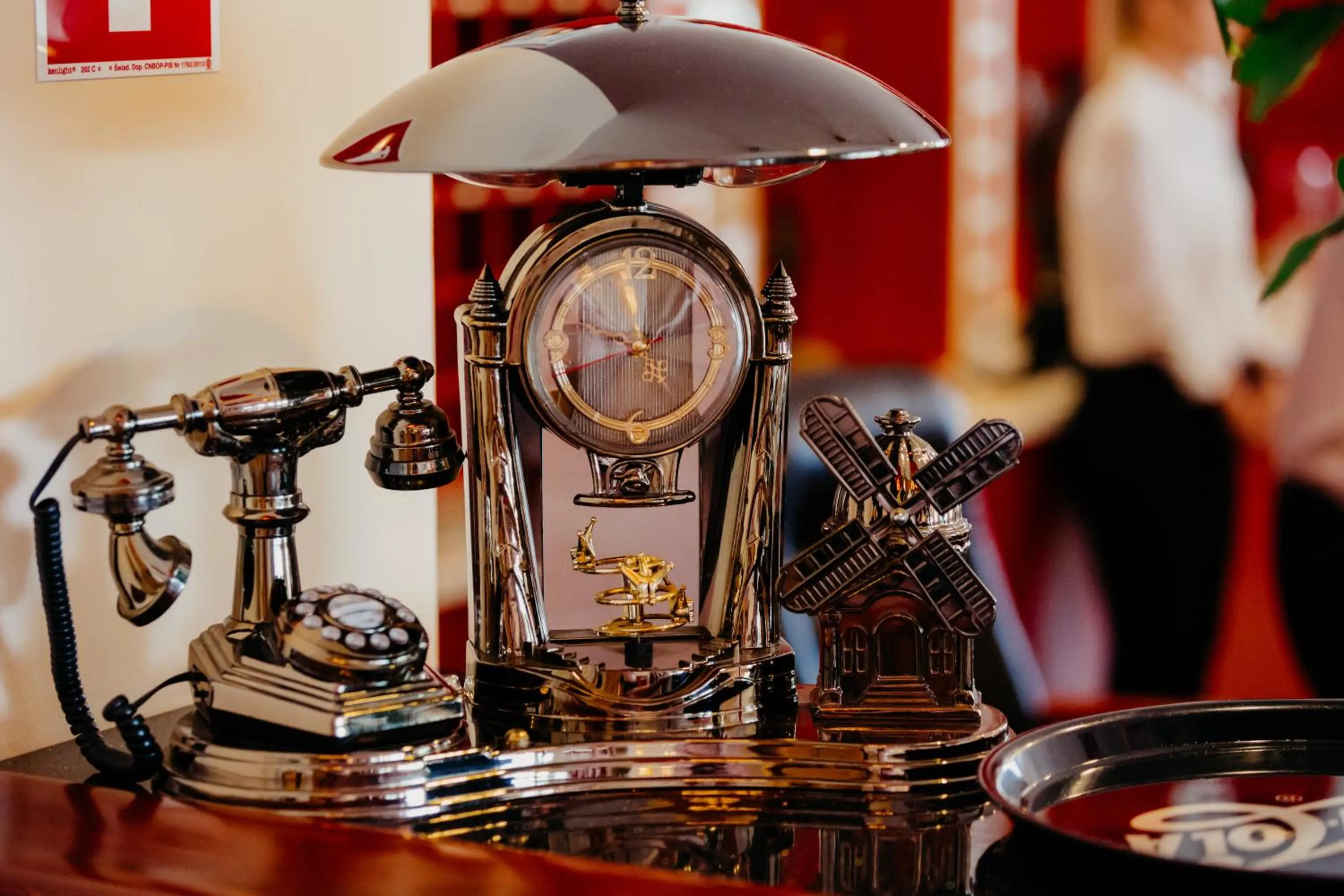 Decorative detail in Hotel Korczowa