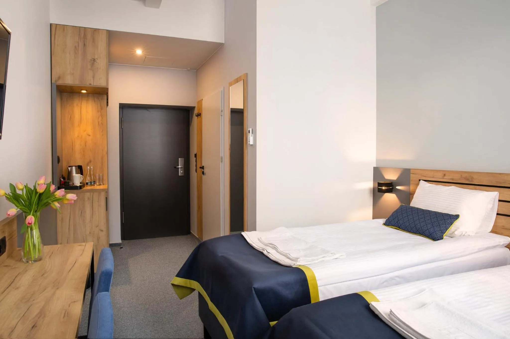 Bed in Hotel Mokotów