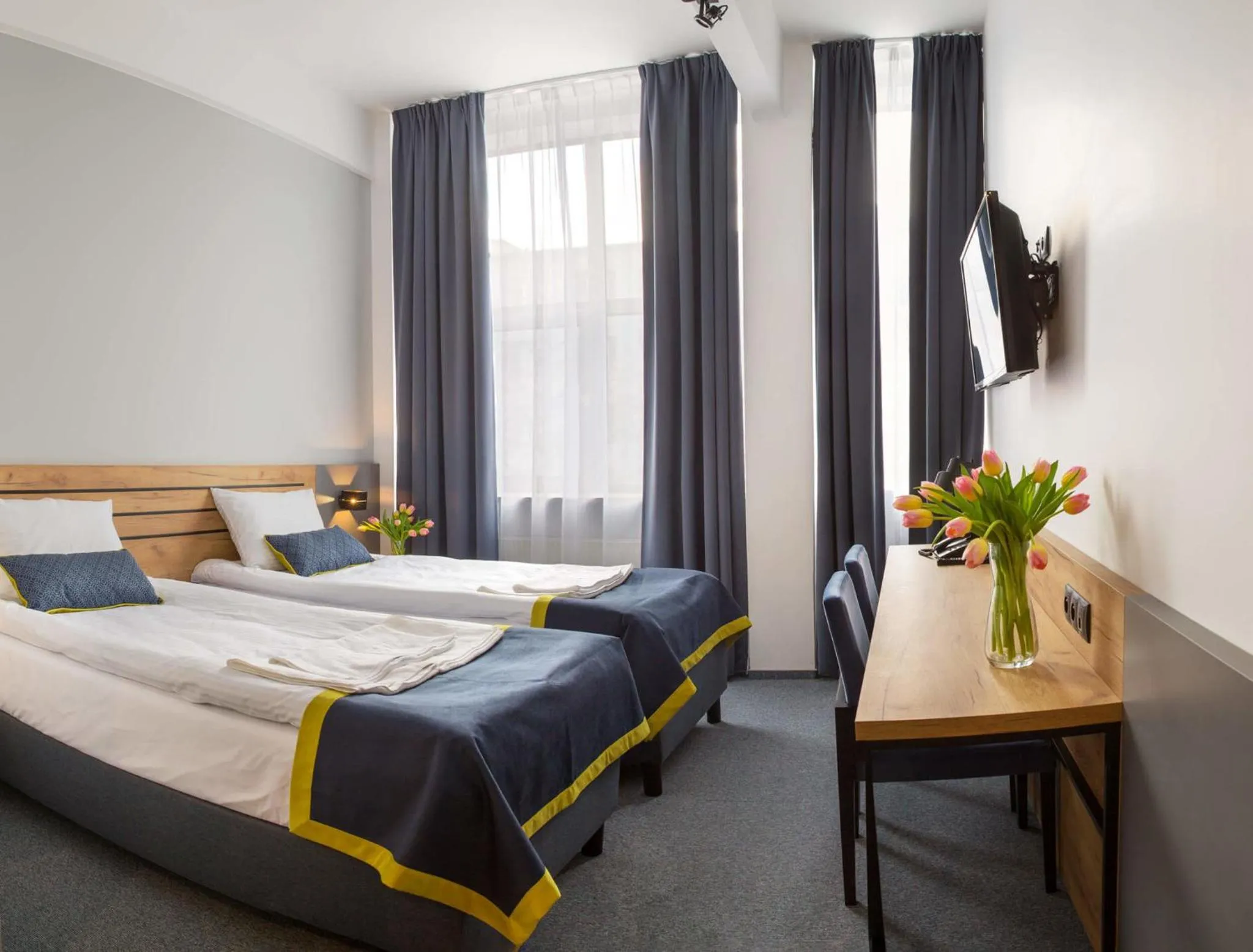 Bed in Hotel Mokotów