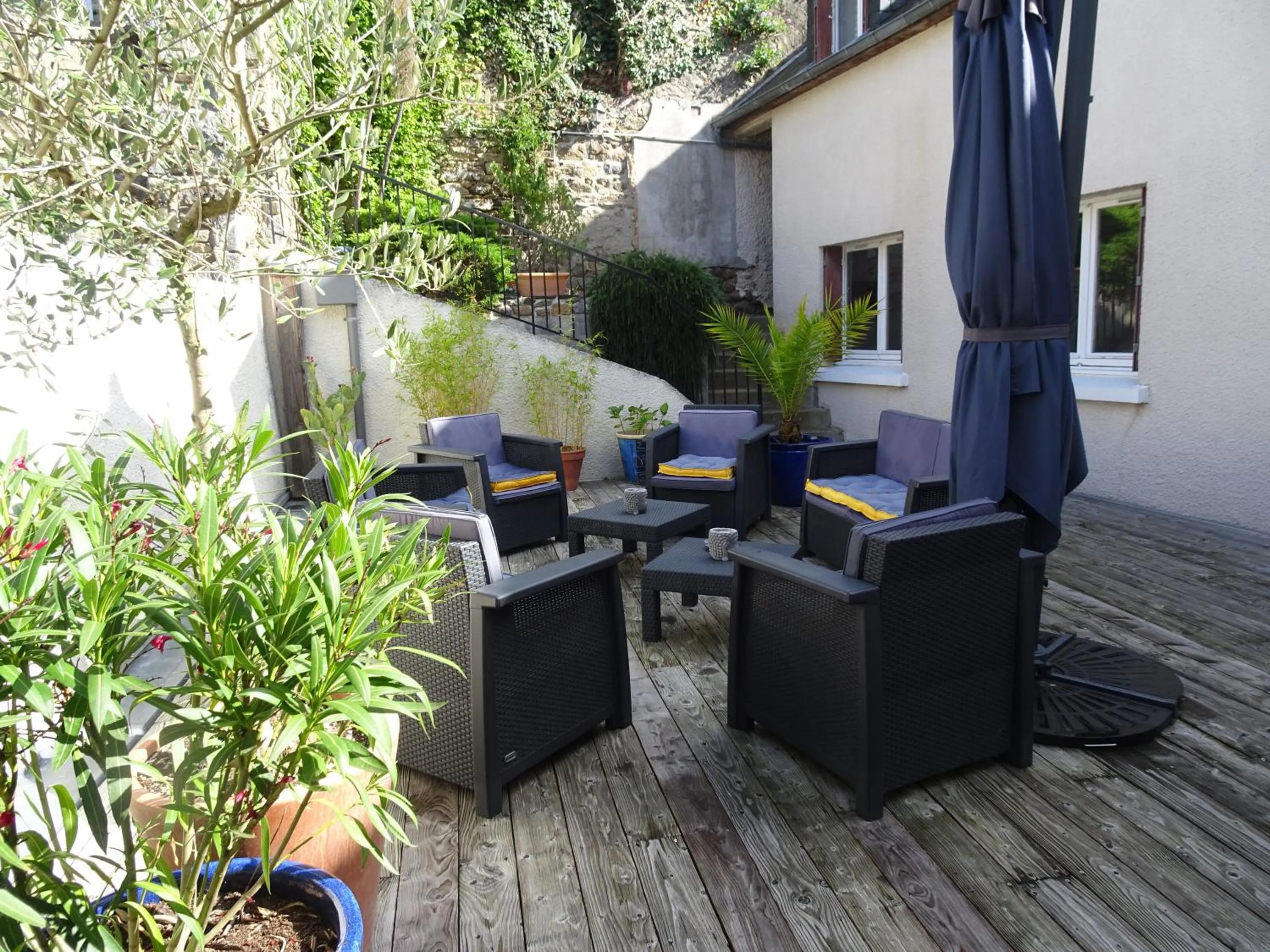 Patio in The Originals City, Hôtel Ker Izel, Saint-Brieuc