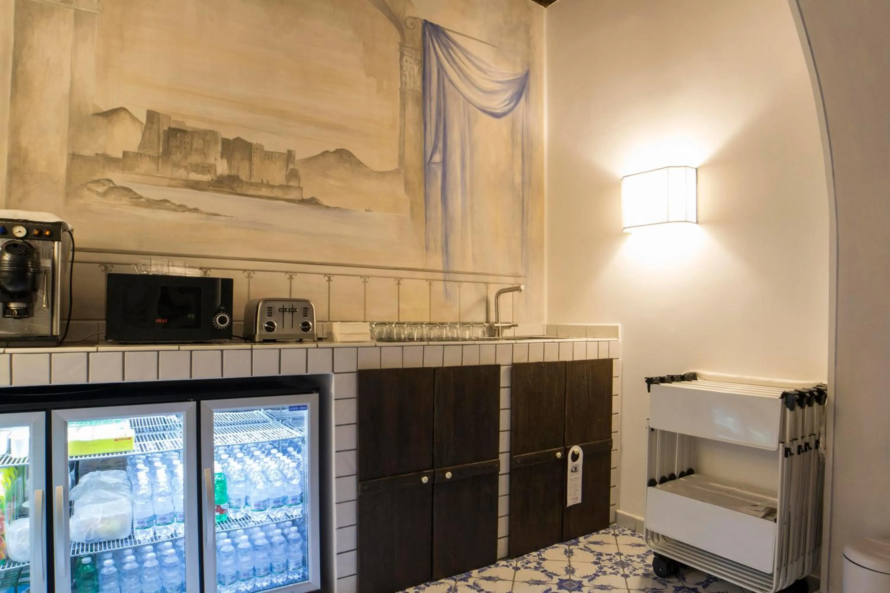 Kitchen or kitchenette in Morelli suite