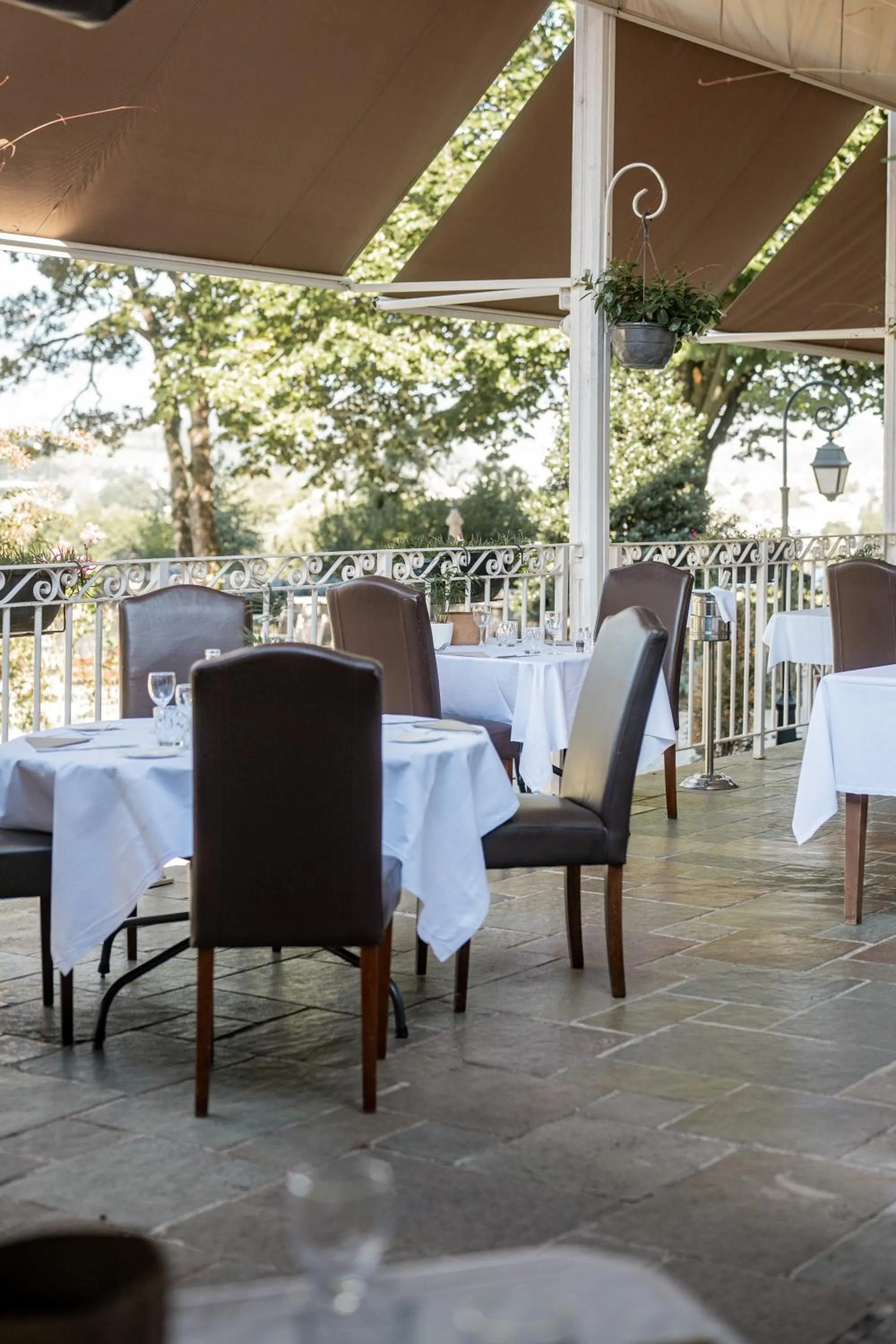 Patio in Château des Comtes de Challes