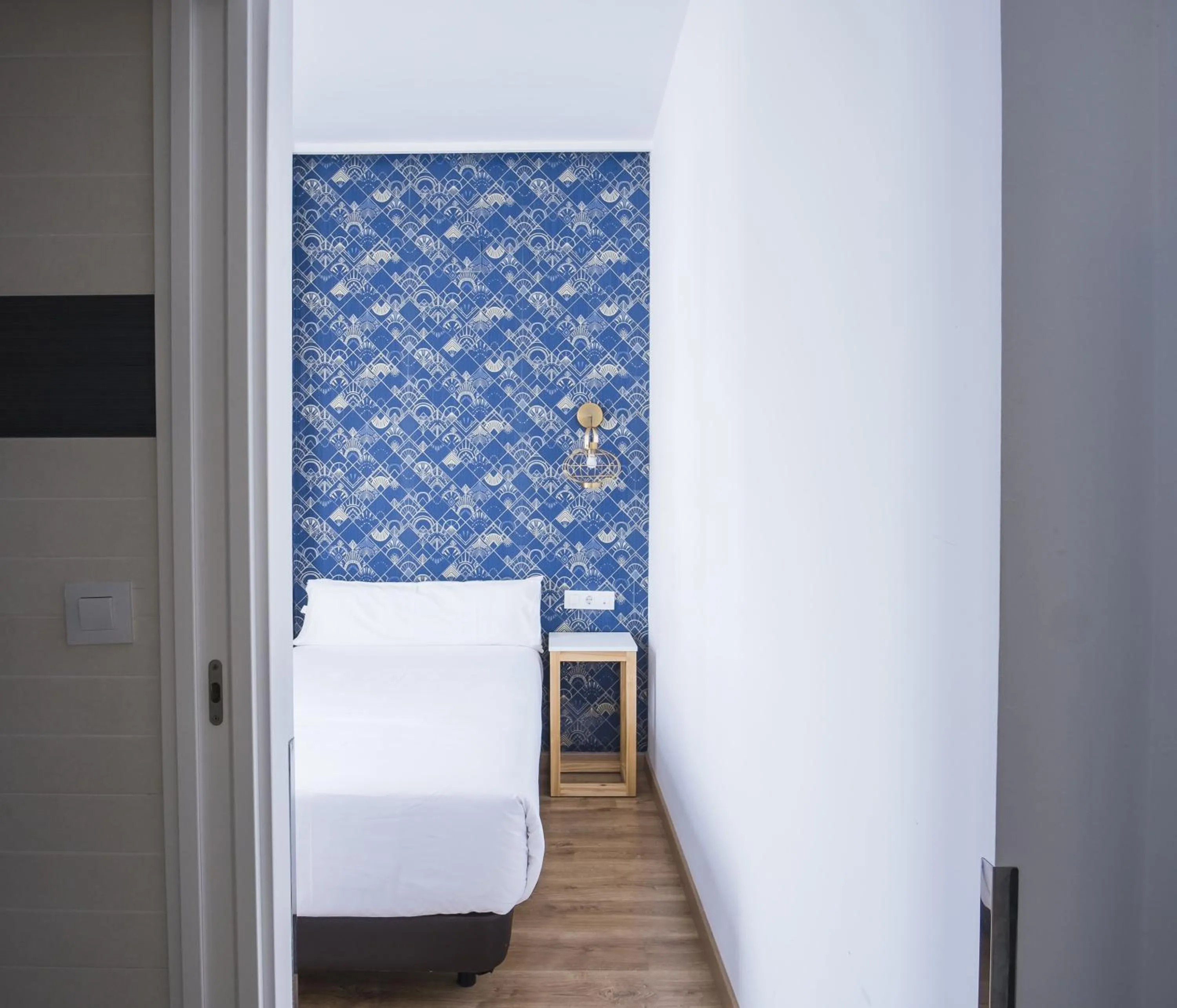 Bed in Hotel Alda Triacastela