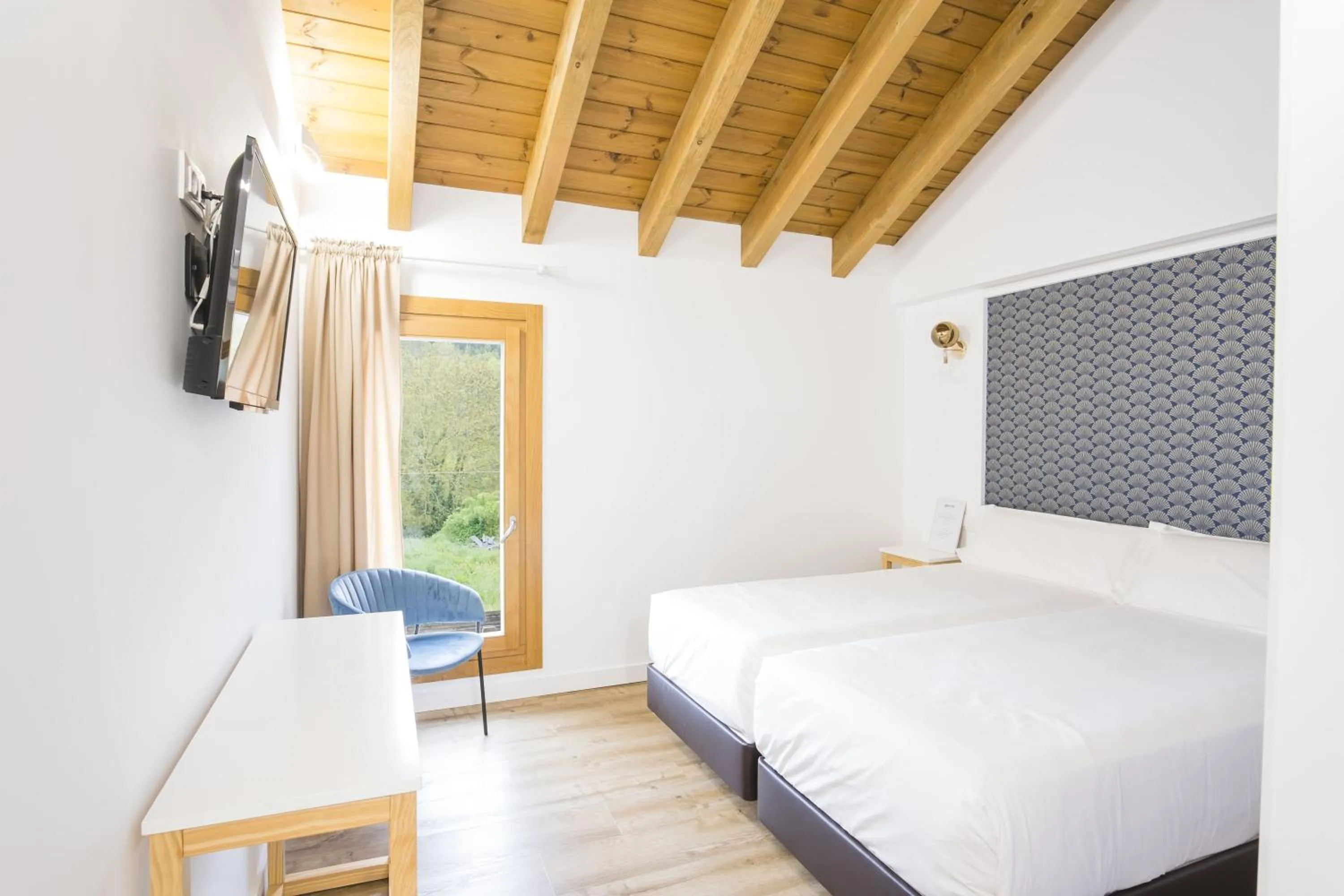 Bedroom, Bed in Hotel Alda Triacastela