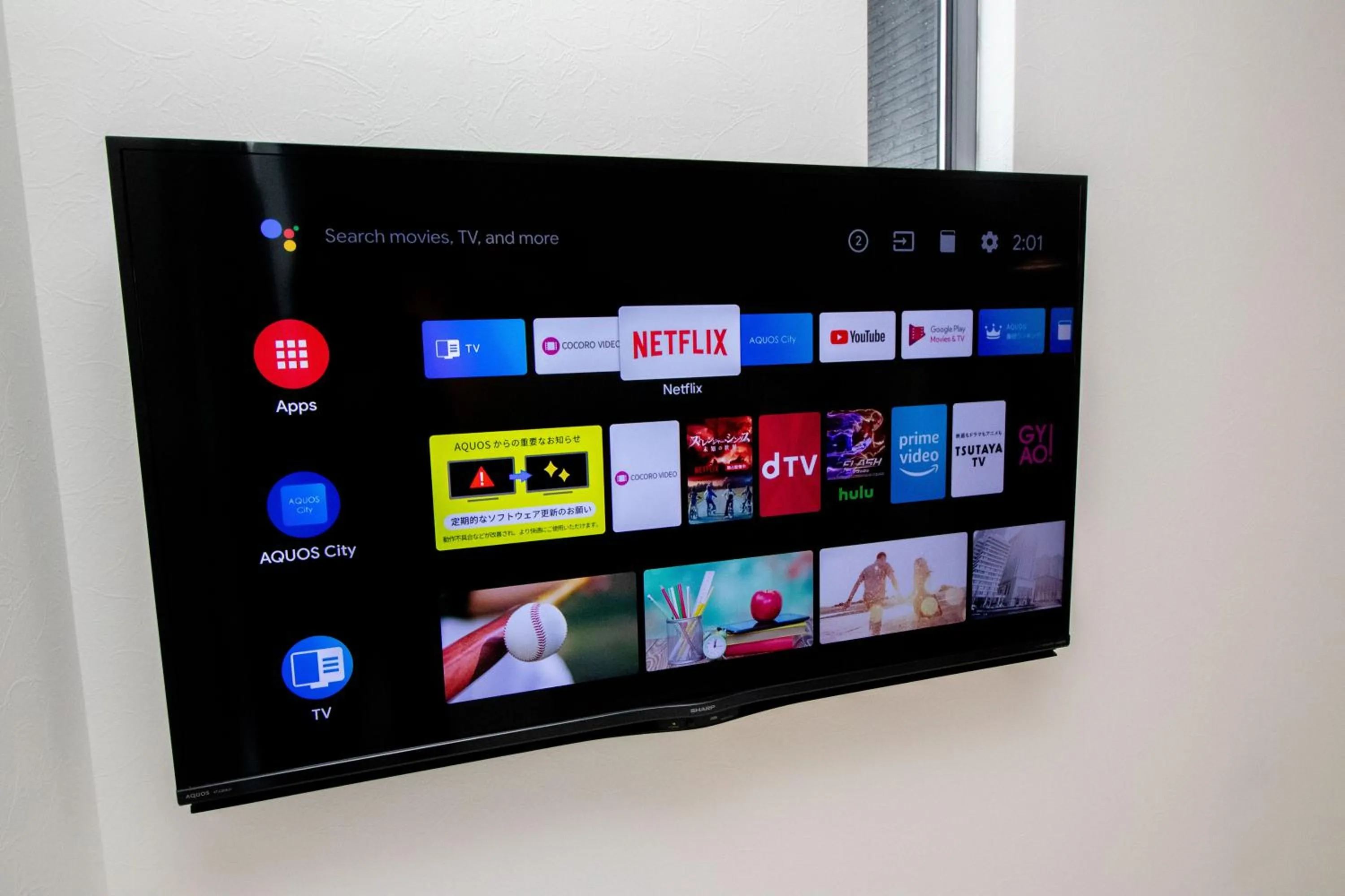 TV and multimedia in Erable Mt.Fuji "Kaze"