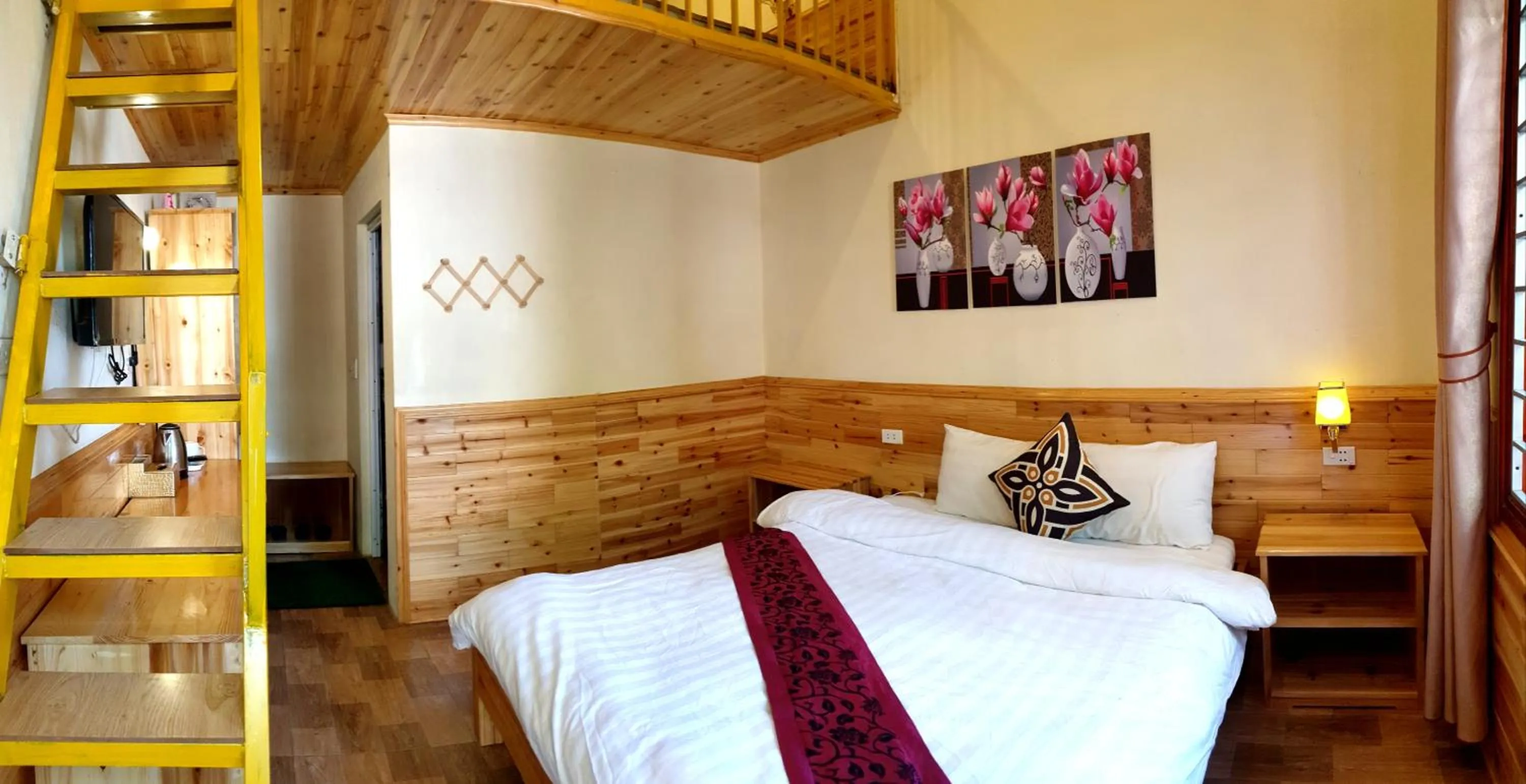 Bed in Dang Khoa Homestay