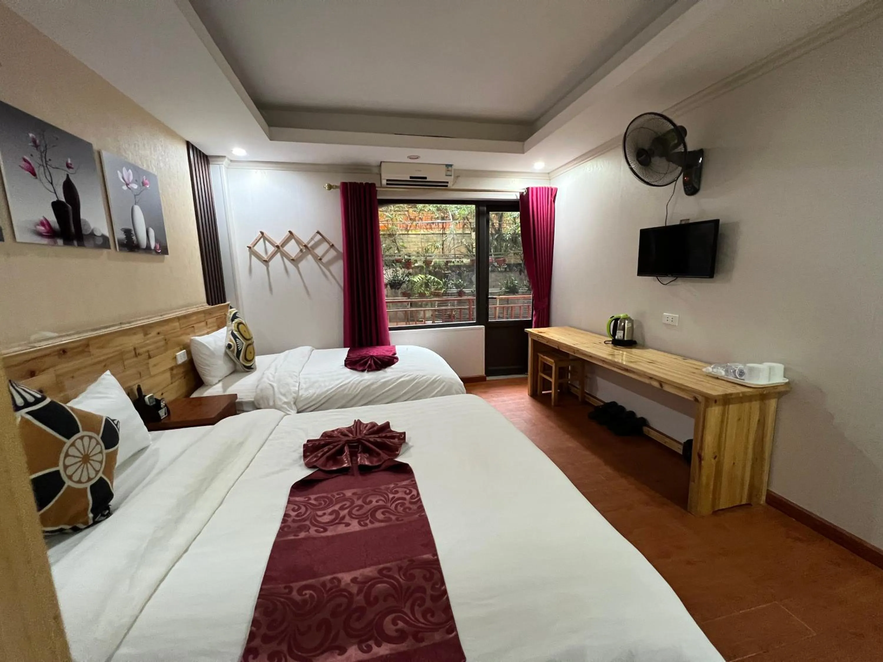 Bed in Dang Khoa Homestay